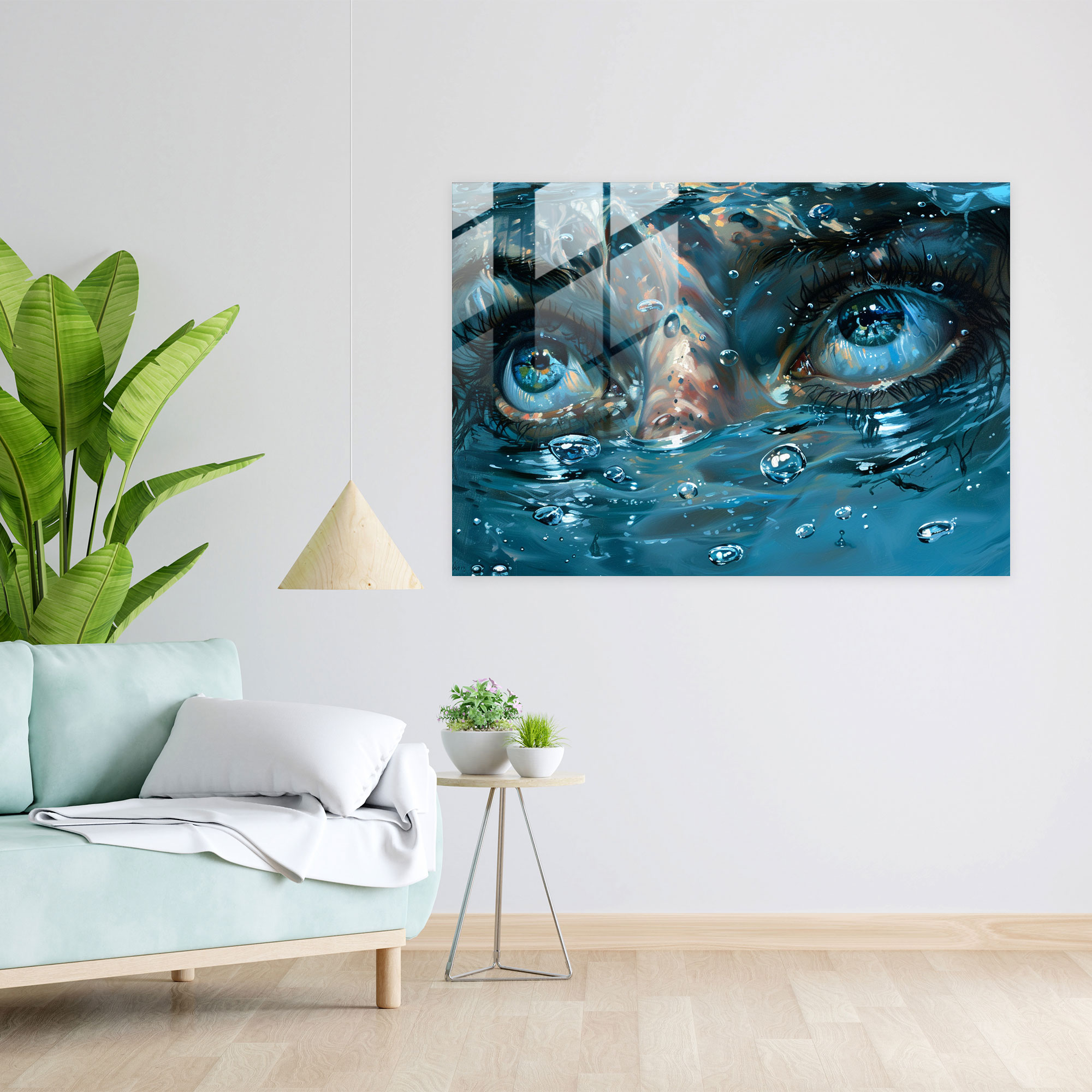 Salvador Dali Glass Wall Art - Sea Of Tears - Salvador Dali, Glass Wall Art, Surrealism, Salvador Dali