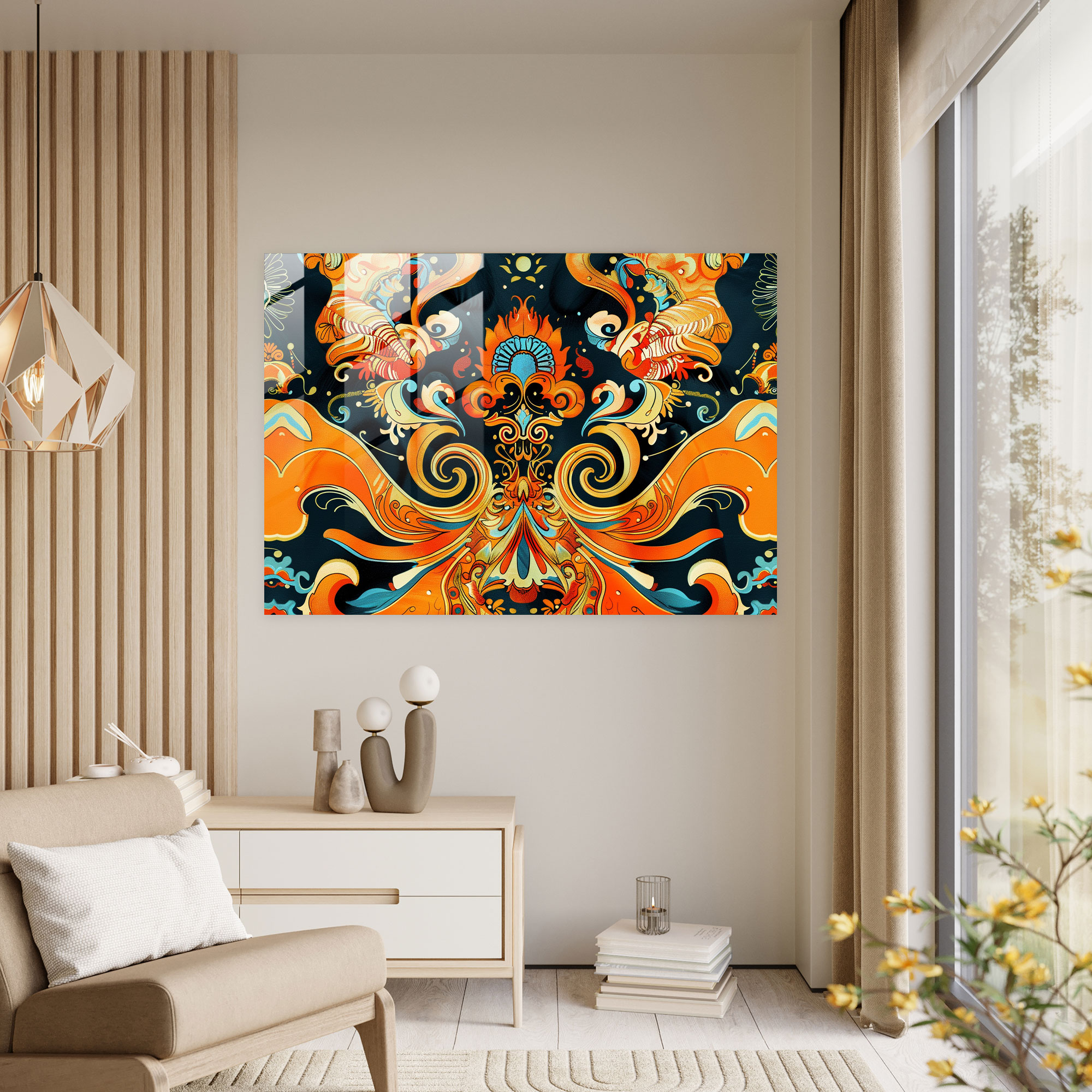 Salvador Dali Glass Print - Abstract Patterns - Salvador Dali, Salvador Dali, Glass Print, Modern Art
