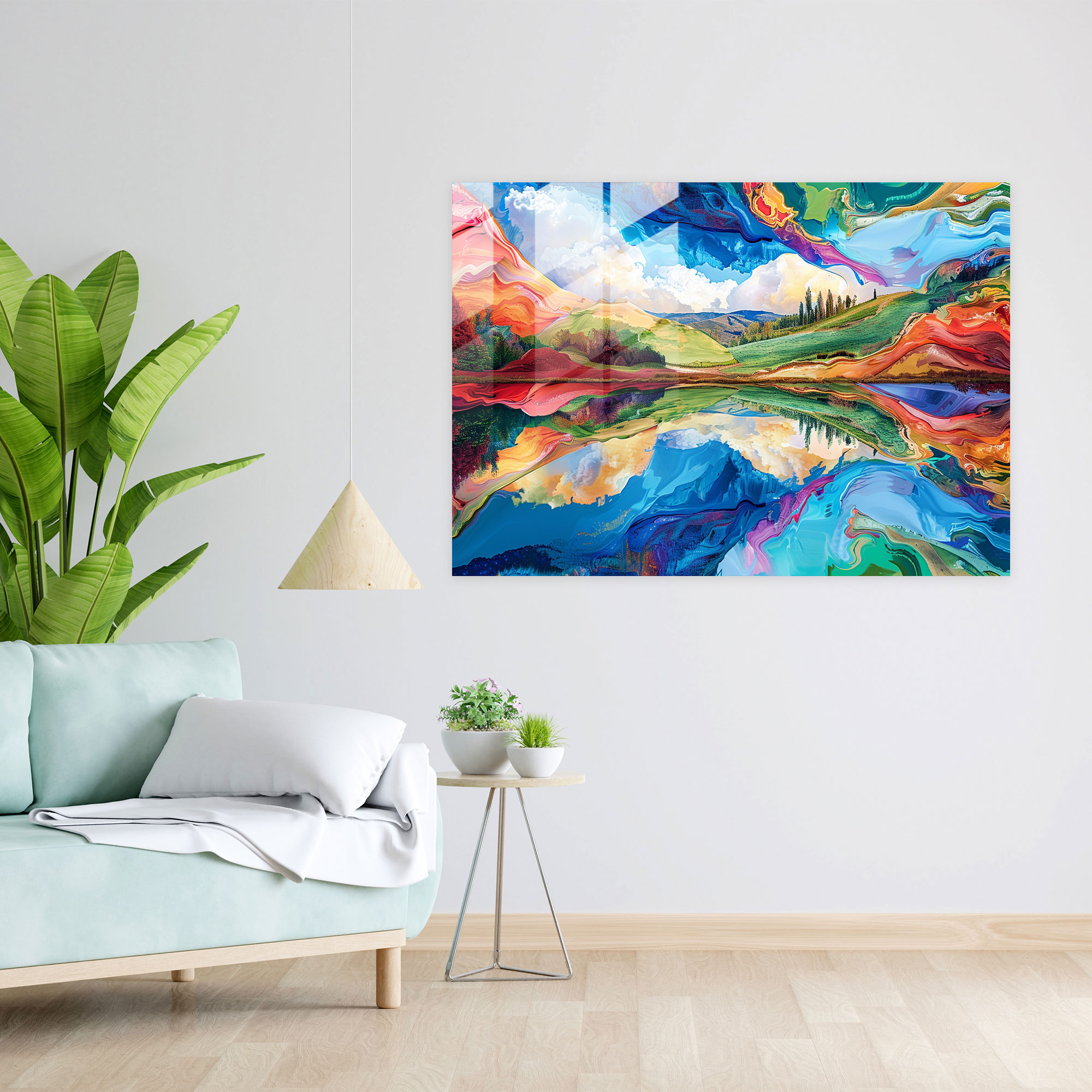 Salvador Dali Glass Art - Surrealistic Landscapes - Salvador Dali, Salvador Dali, Wall Decoration, Modern Art