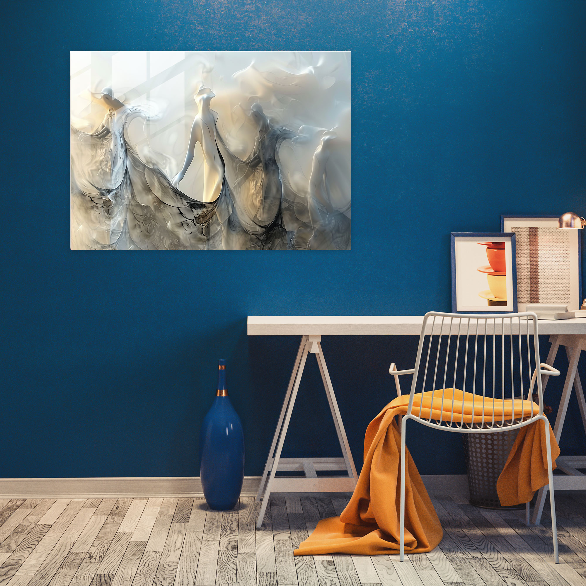Salvador Dali Modern Art - Abstract Figures - Salvador Dali, Salvador Dali, Home Decoration, Modern Art