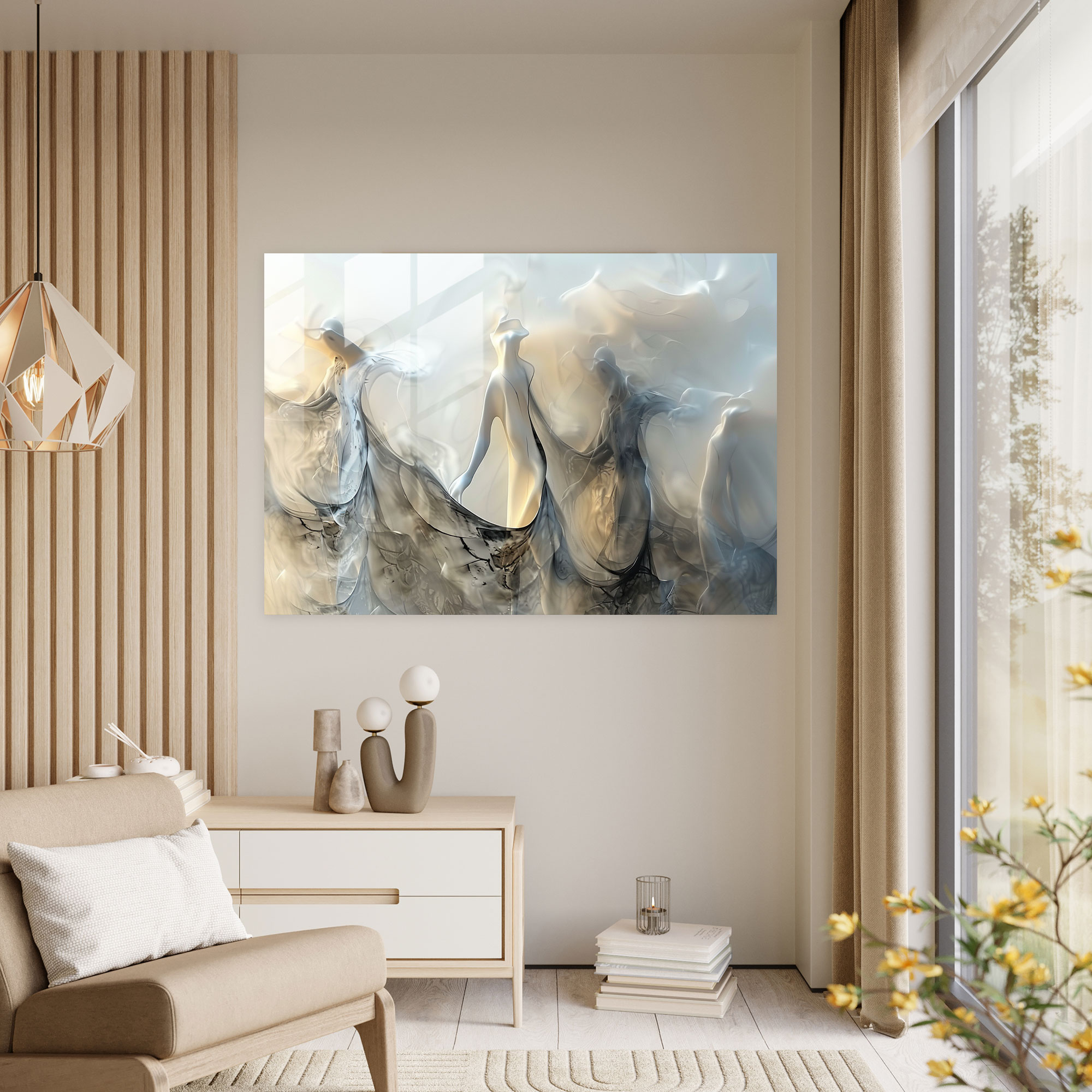 Salvador Dali Modern Art - Abstract Figures - Salvador Dali, Salvador Dali, Home Decoration, Modern Art