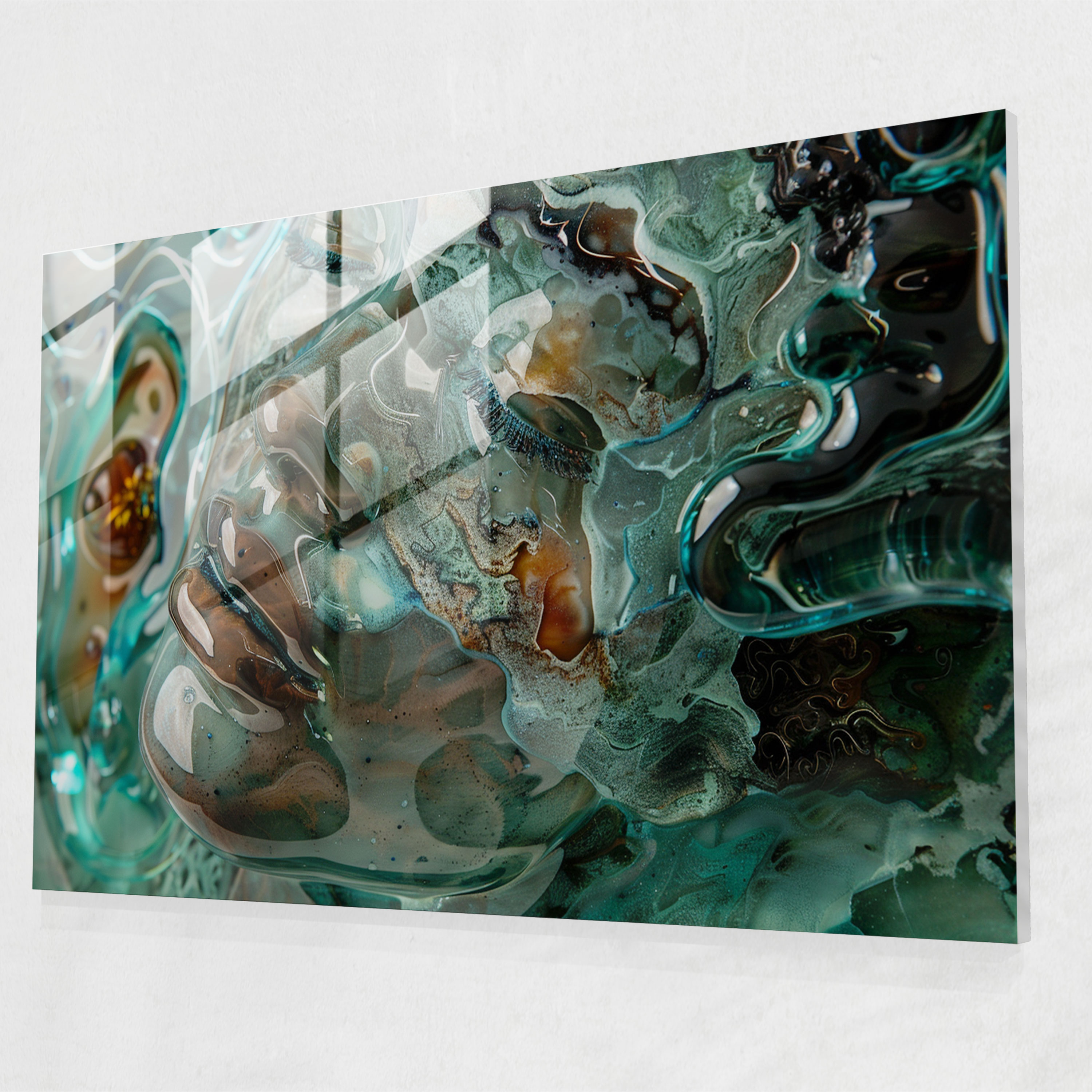 Salvador Dali Dream Sequence Glass Art - Salvador Dali, Dream Sequence, Home Decoration, Glass Art