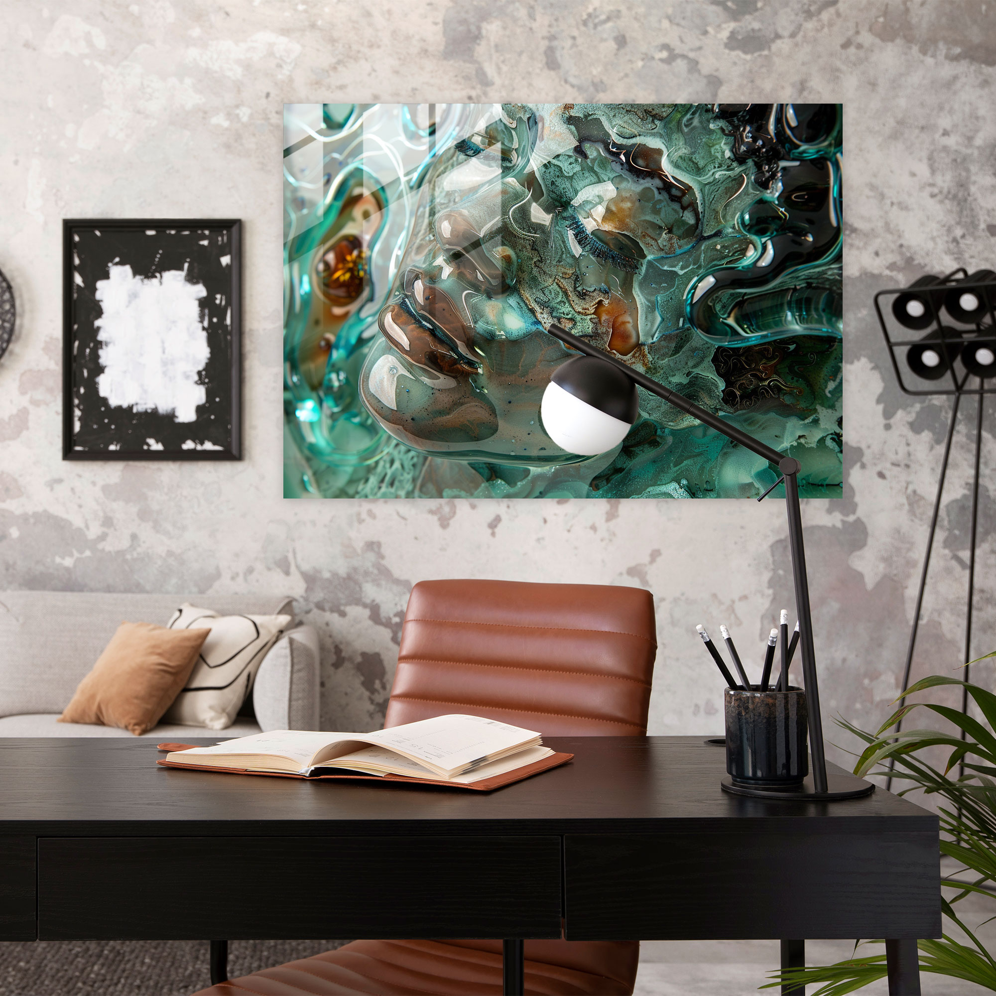 Salvador Dali Dream Sequence Glass Art - Salvador Dali, Dream Sequence, Home Decoration, Glass Art