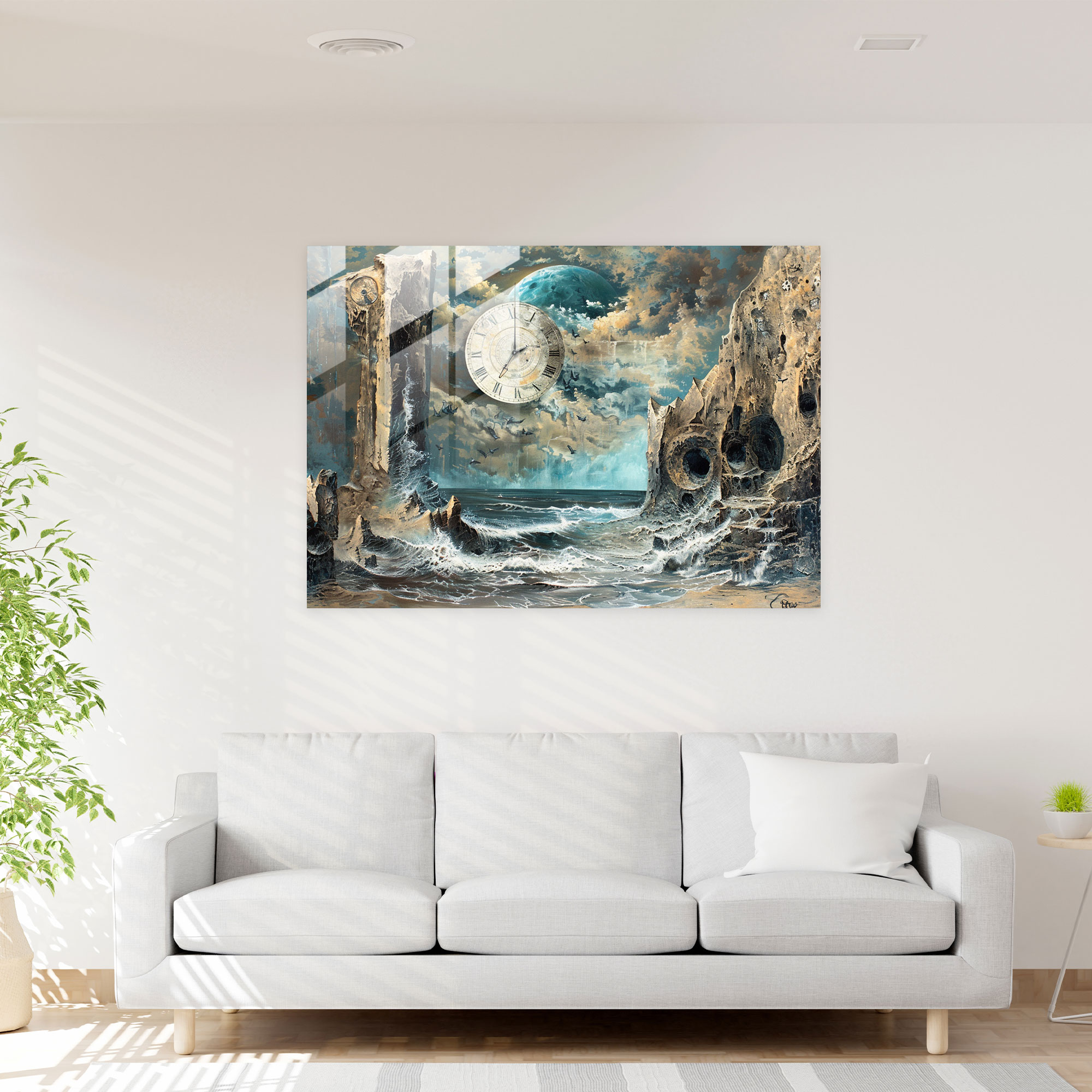 Salvador Dali Glass Print Wall Art - Salvador Dali, Wall Decoration, Salvador Dali, Surreal Art