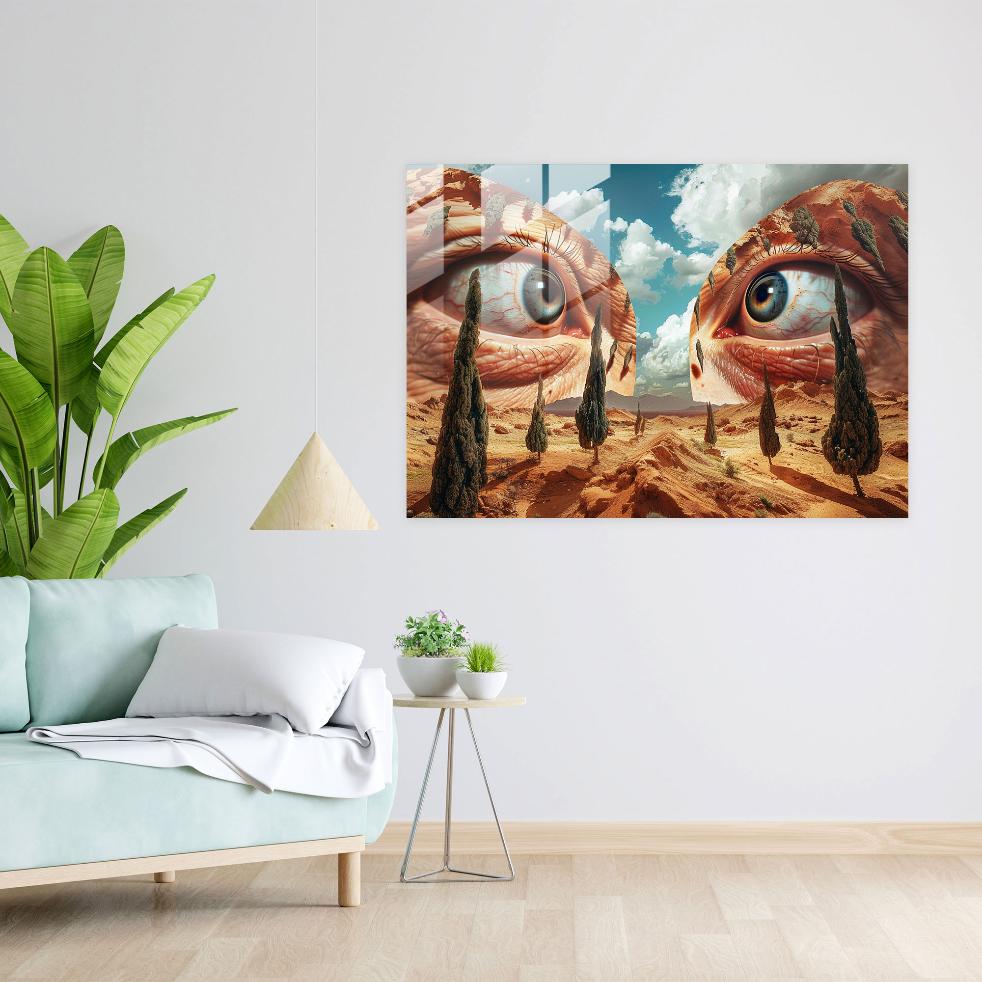 Salvador Dali Optical Illusion Glass Art - Salvador Dali, Glass Art, Wall Decoration, Modern Art