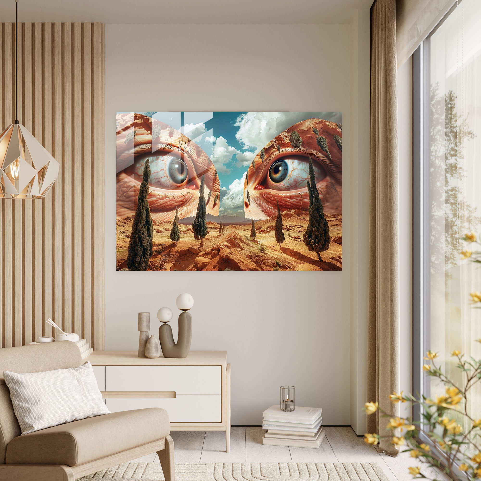 Salvador Dali Optical Illusion Glass Art - Salvador Dali, Glass Art, Wall Decoration, Modern Art