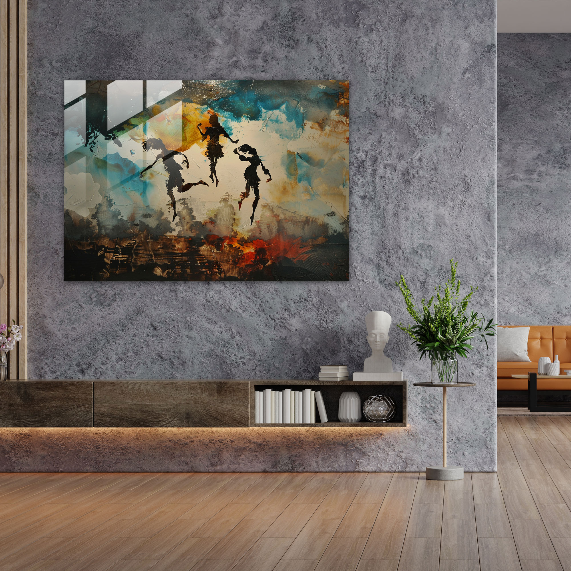 Abstract Salvador Dali Glass Print - Salvador Dali, Home Decoration, Salvador Dali, Modern Art