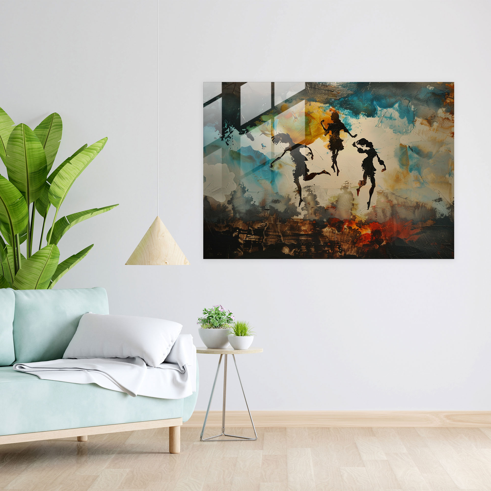 Abstract Salvador Dali Glass Print - Salvador Dali, Home Decoration, Salvador Dali, Modern Art