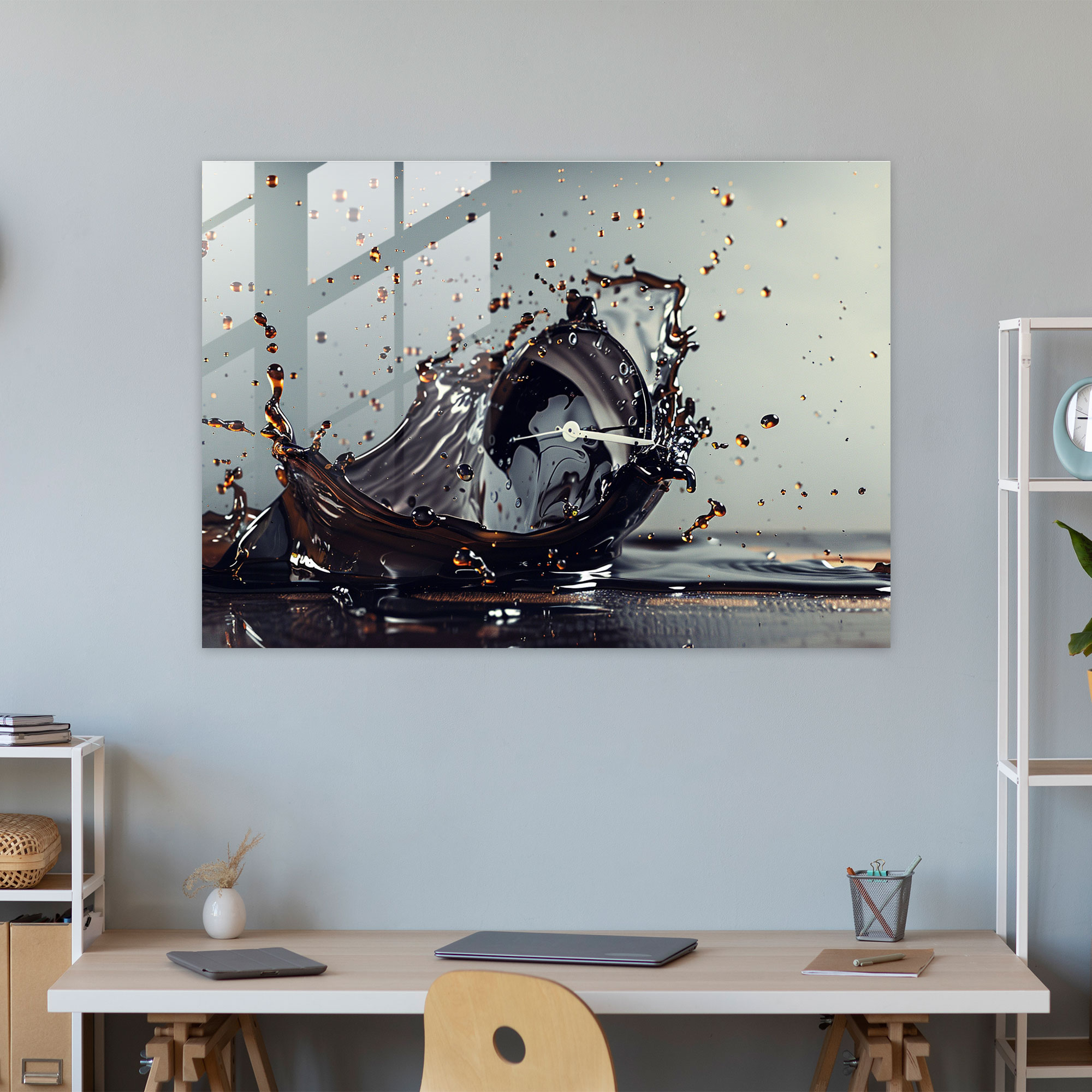 Salvador Dali Melting Clock Glass Print - Salvador Dali, Wall Decoration, Glass Print, Salvador Dali