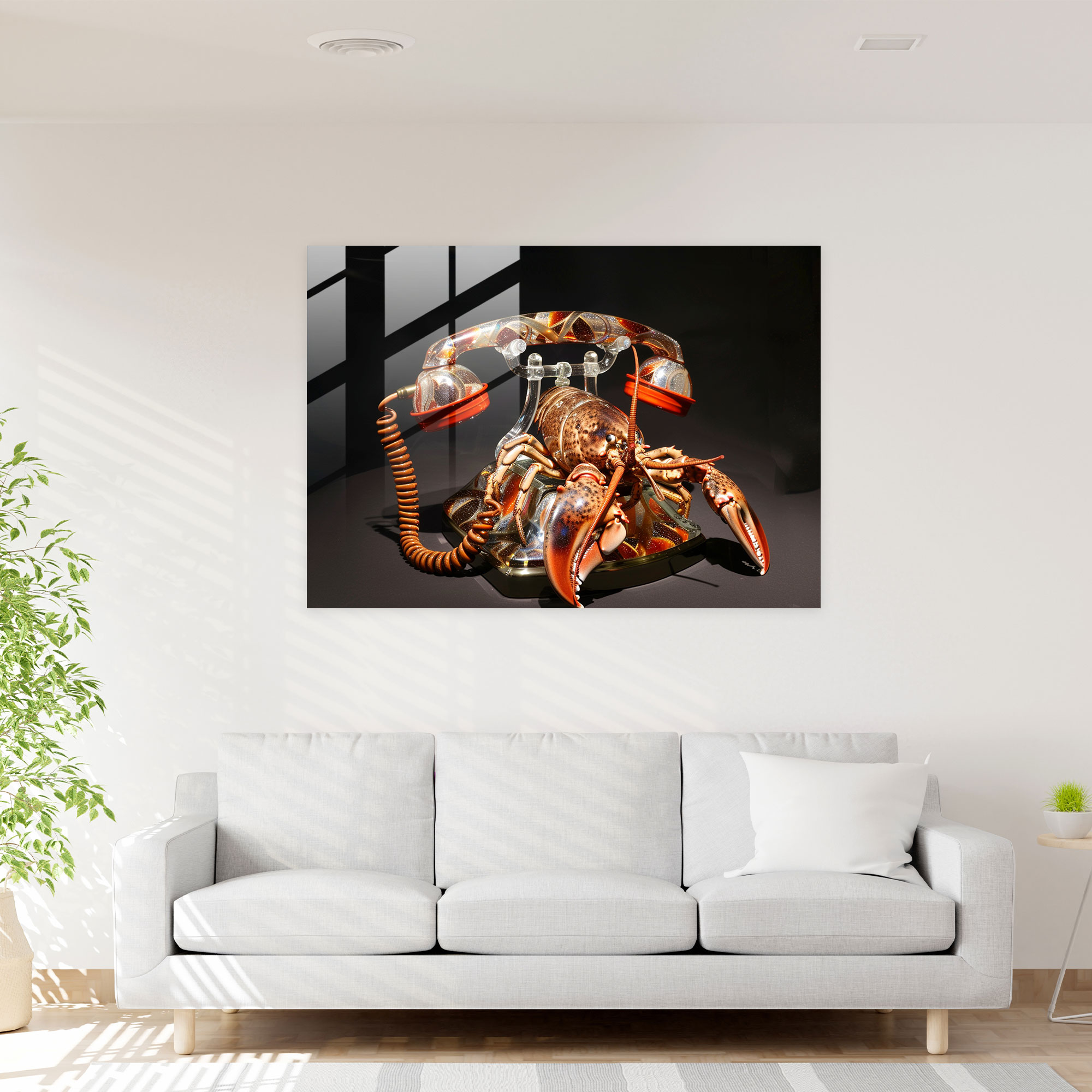 Salvador Dali Lobster Telephone Glass Art - Salvador Dali, Salvador Dali, Glass Art, Creativity