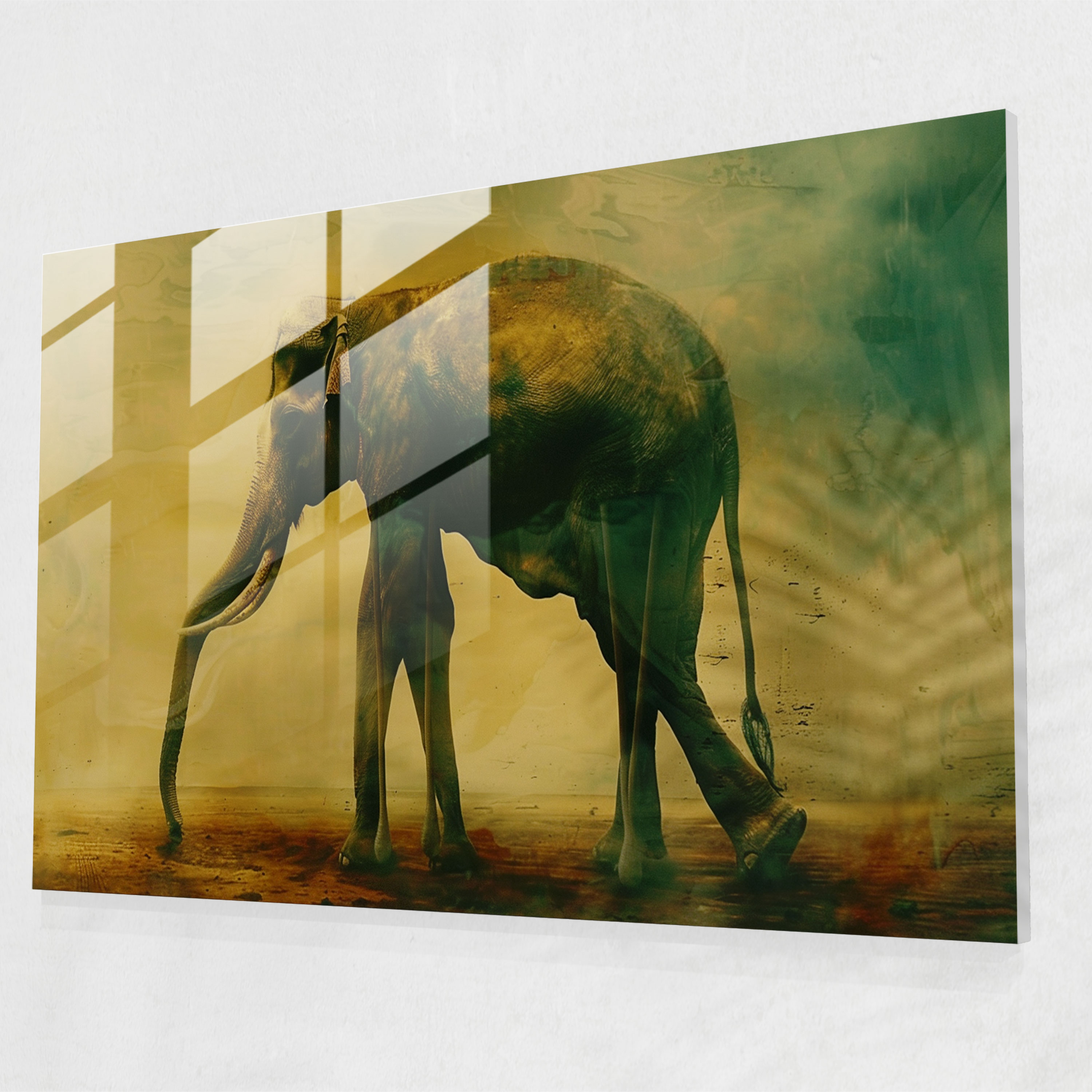 Salvador Dali Elephant Glass Wall Art - Salvador Dali, Glass Wall Art, Wall Decoration, Salvador Dali