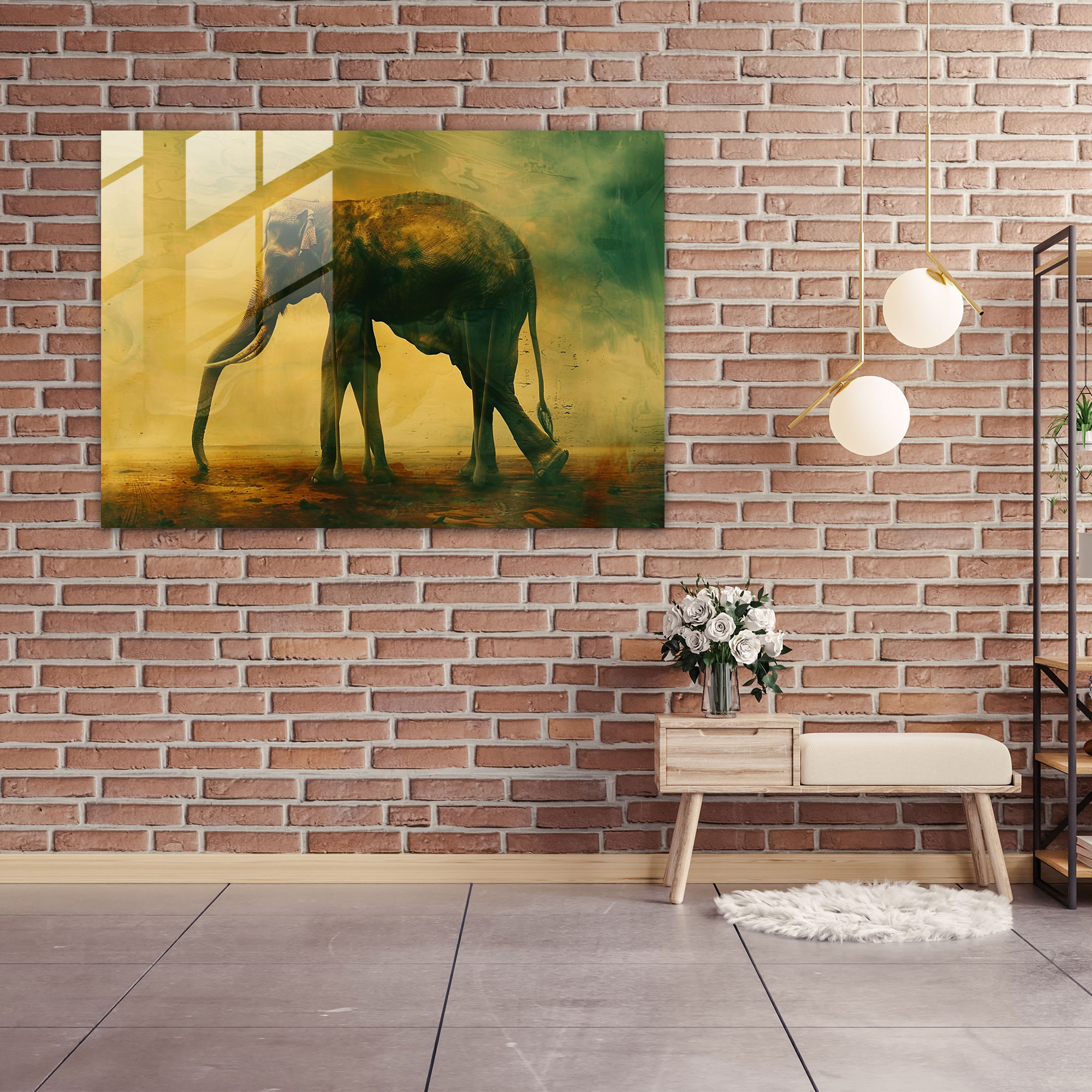 Salvador Dali Elephant Glass Wall Art - Salvador Dali, Glass Wall Art, Wall Decoration, Salvador Dali