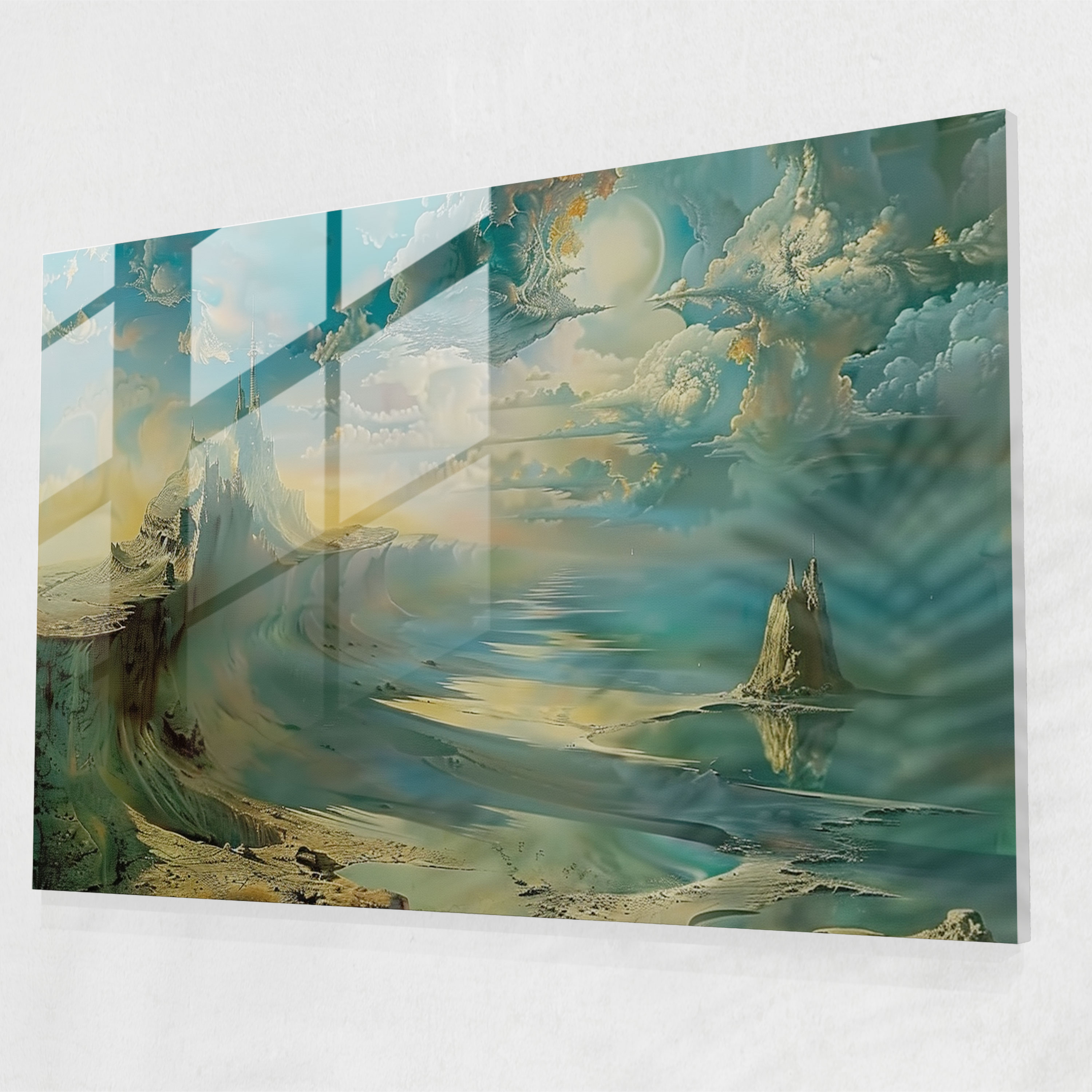 Salvador Dali Dream-Like Landscapes Home Decoration - Salvador Dali, Modern Art, Glass Art, Home Decoration