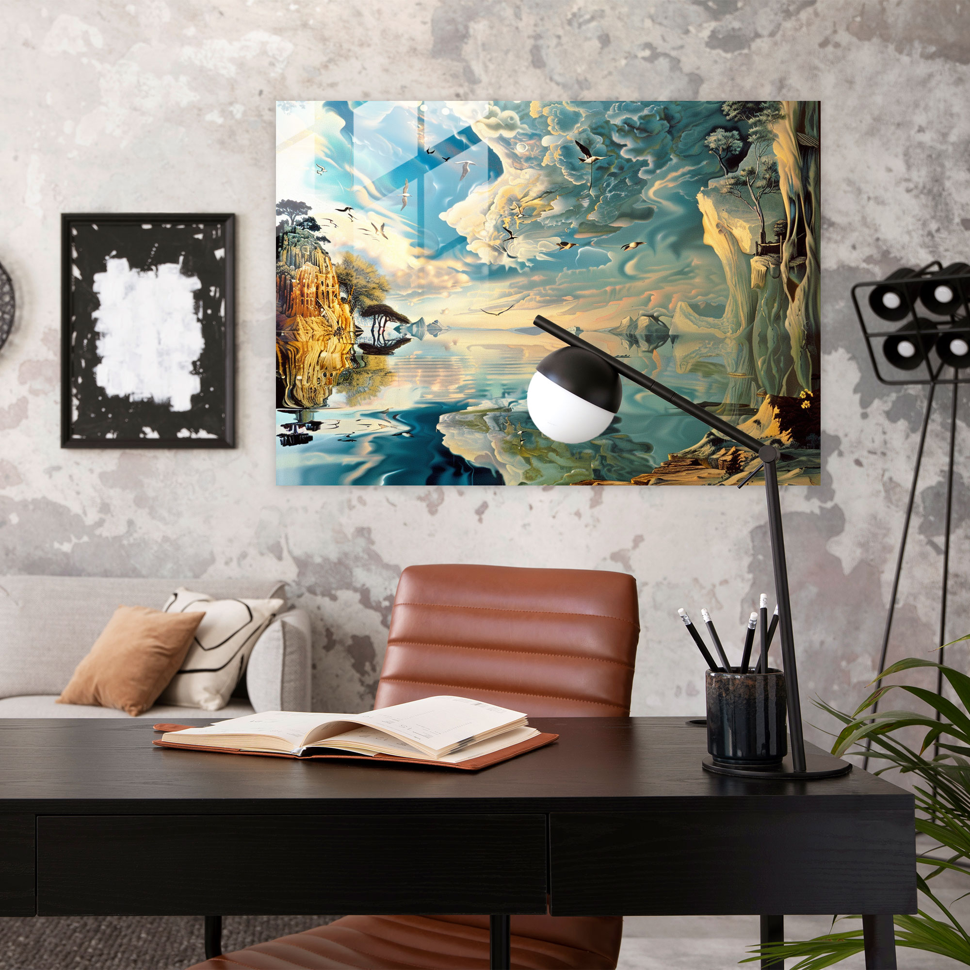 Salvador Dali Surreal Dreamscapes Home Decoration - Salvador Dali, Wall Decoration, Glass Print, Glass Wall Art