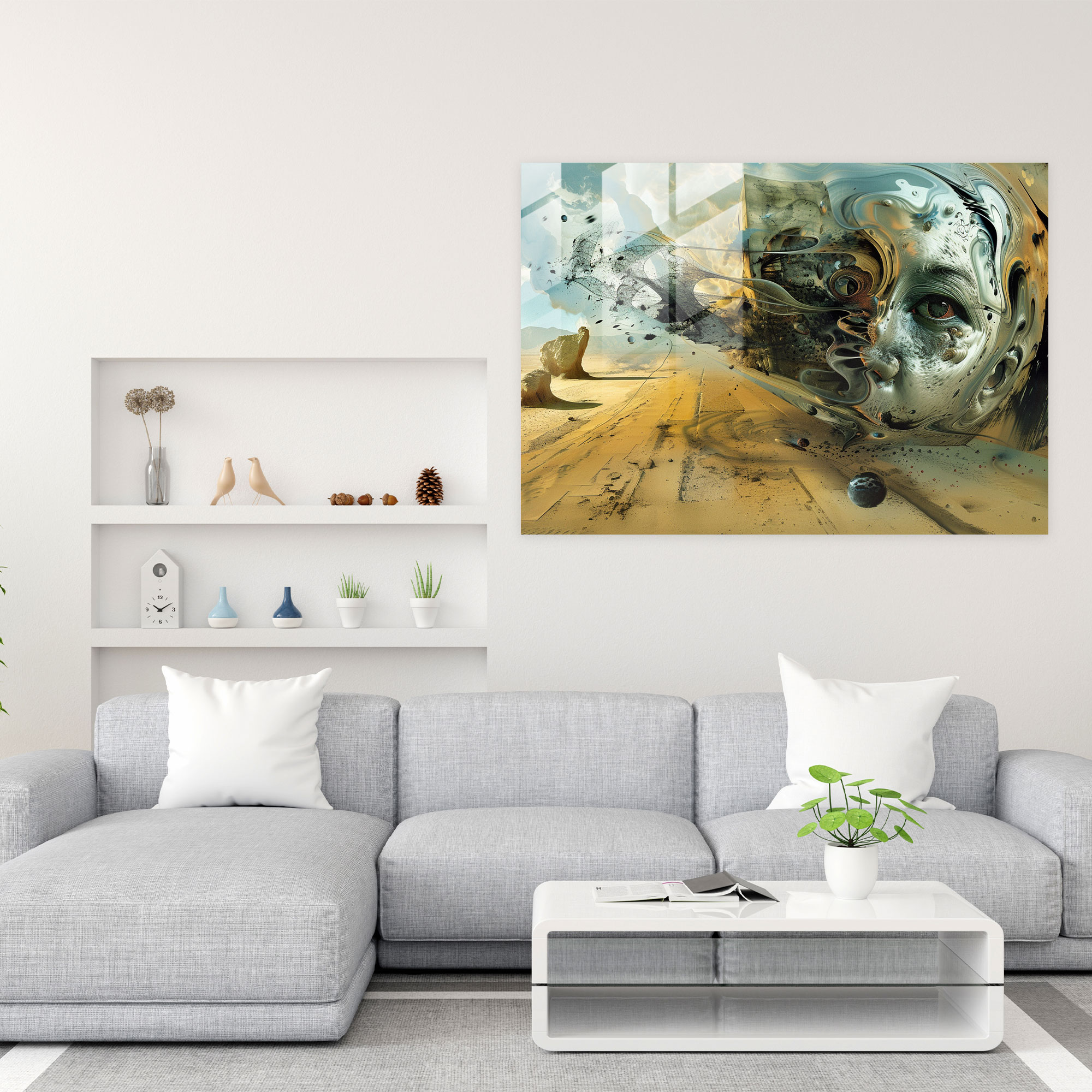 Abstract Dream Glass Art - Salvador Dali, Modern Art, Salvador Dali, Glass Art