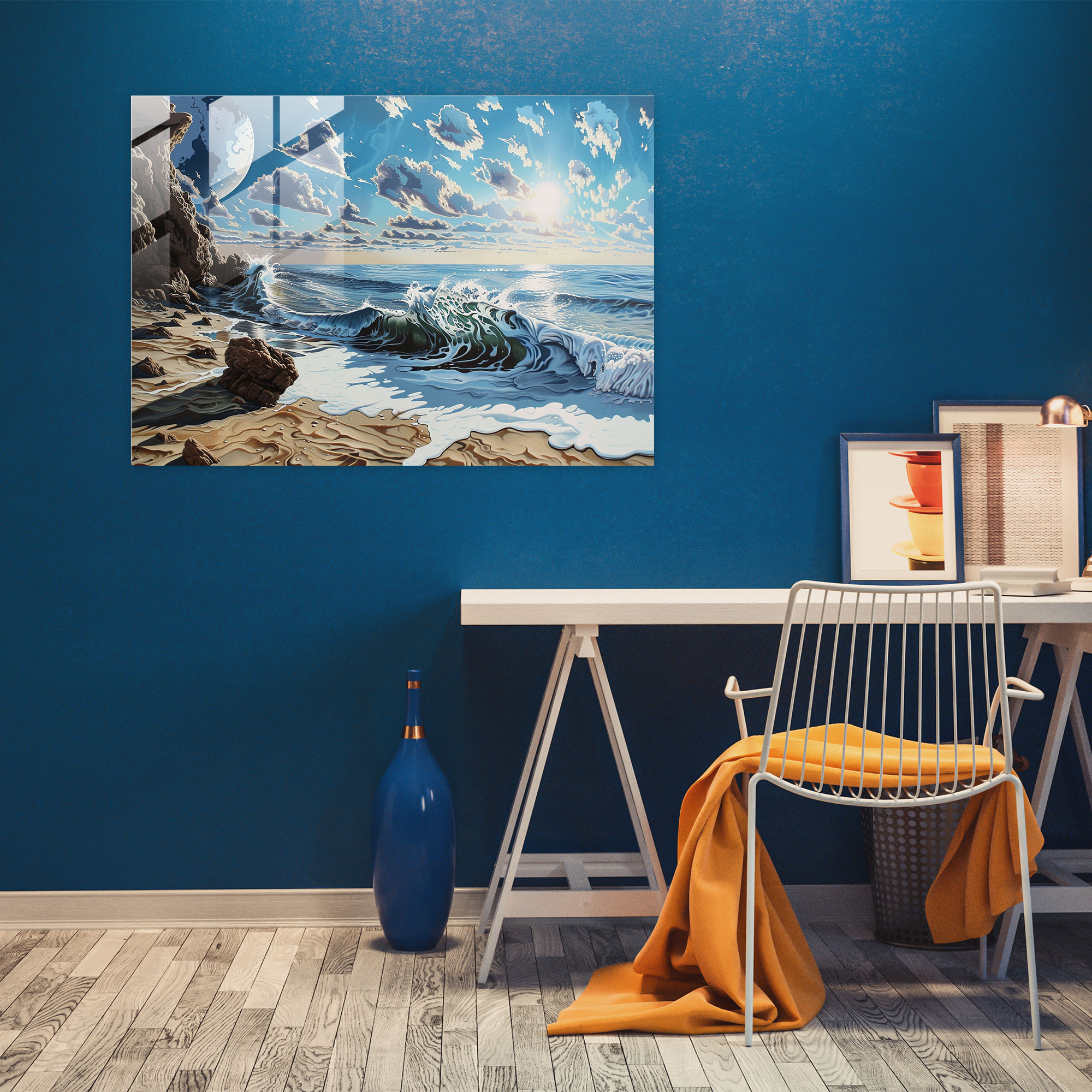 Surreal Seascape Glass Decoration - Salvador Dali, Salvador Dali, Home Decoration, Modern Art