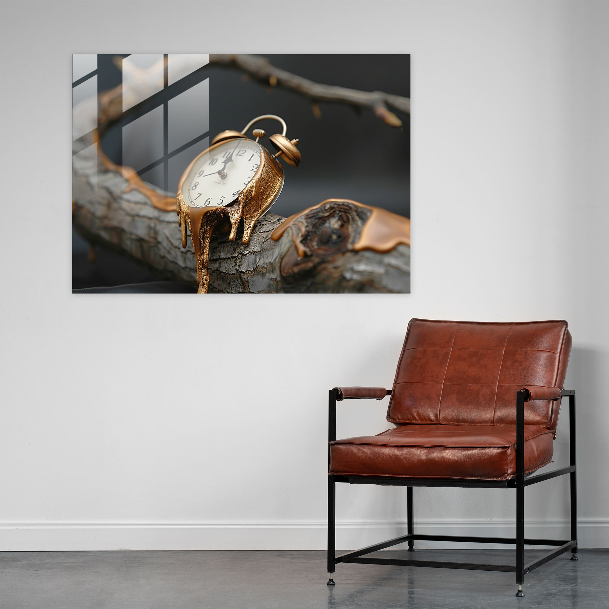 Salvador Dali Melting Clock Glass Print - Salvador Dali, Glass Print, Modern Art, Glass Wall Art