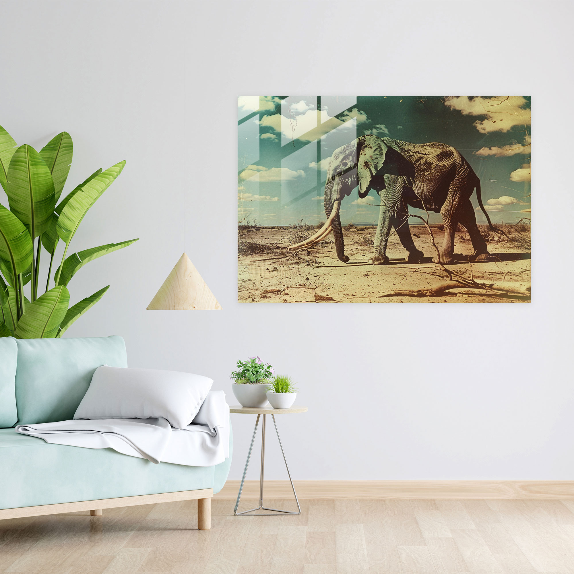 Salvador Dali Long Legged Elephant Glass Print - Salvador Dali, Salvador Dali, Surrealism, Wall Decoration