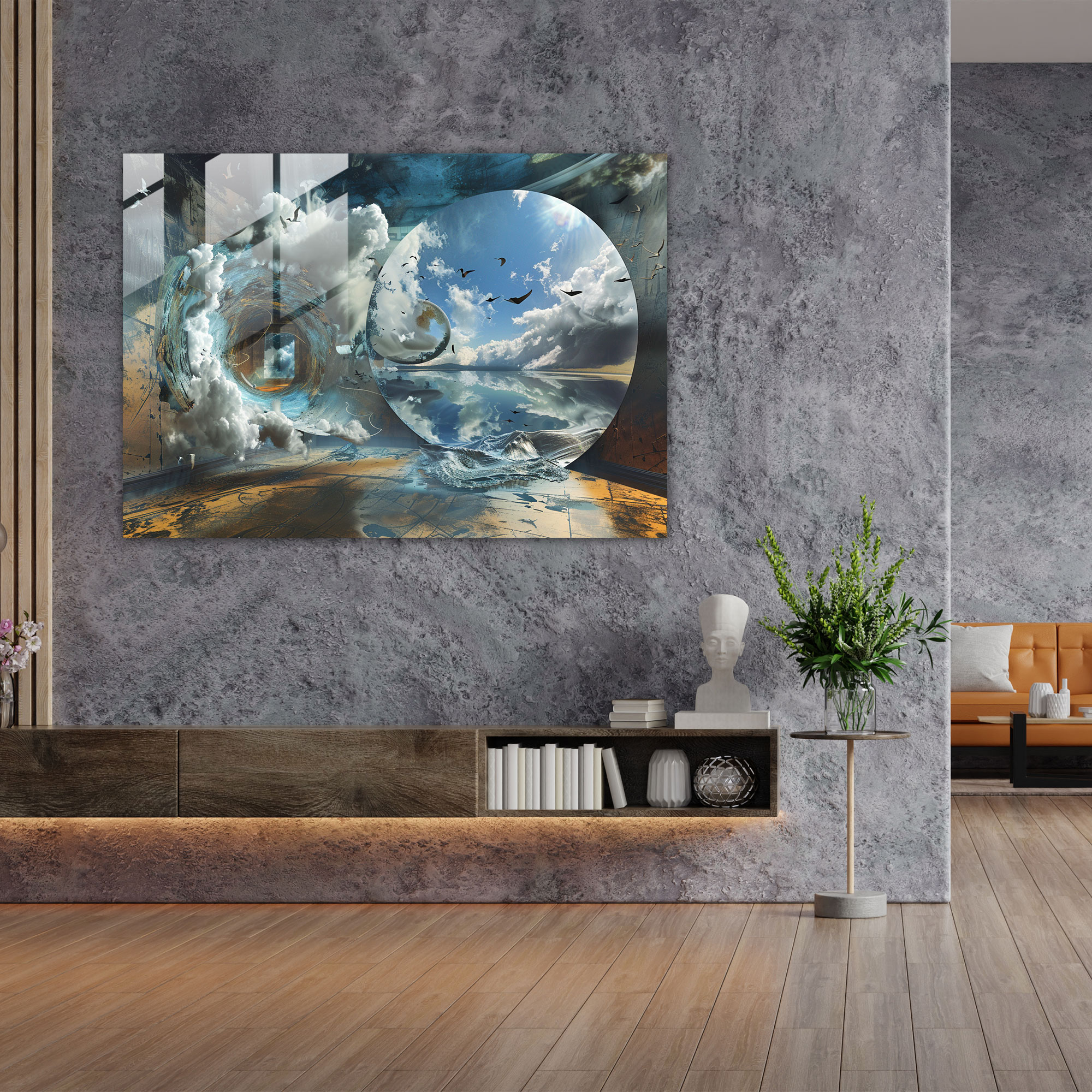 Salvador Dali Dream Sequence Home Decoration - Salvador Dali, Wall Decoration, Salvador Dali, Glass Art