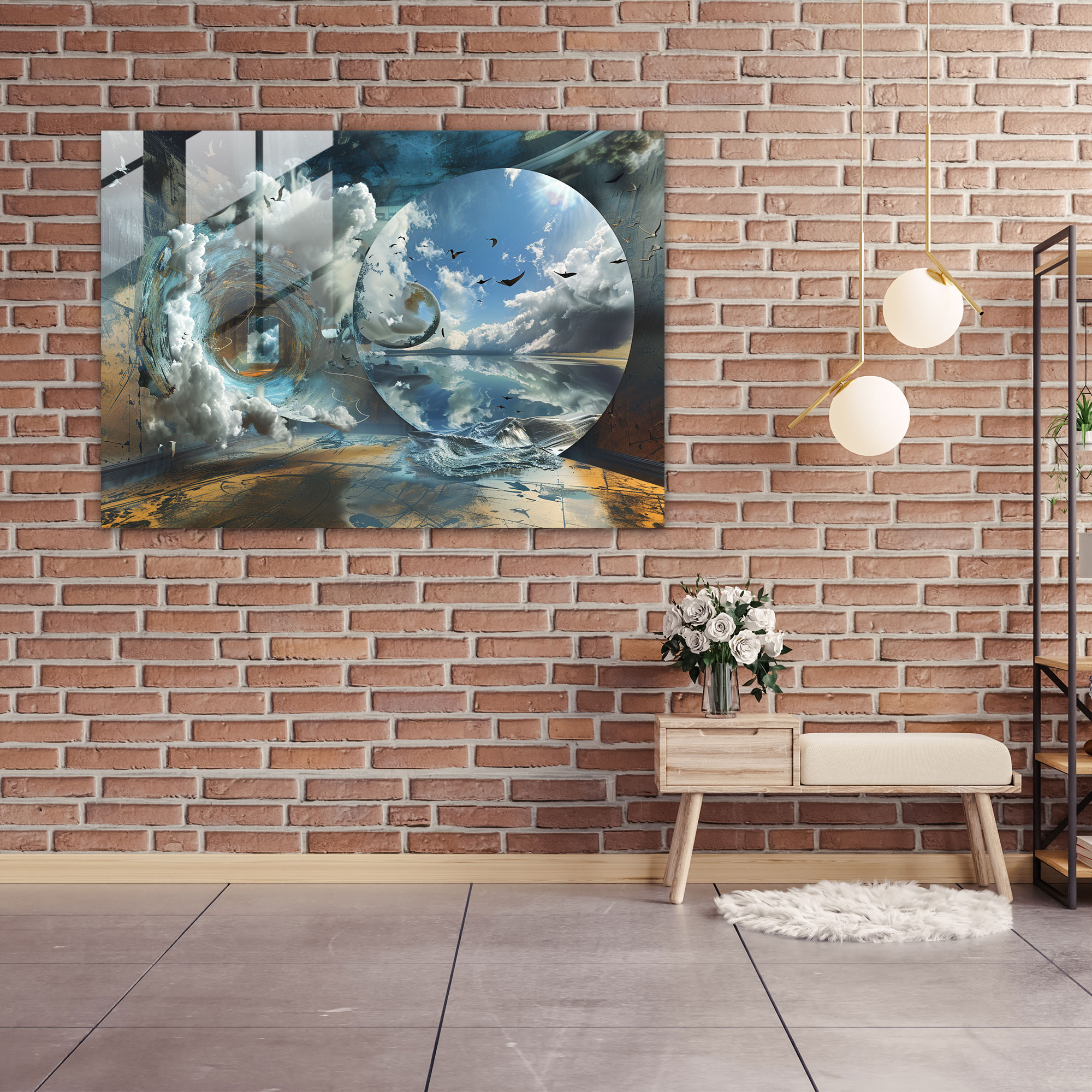 Salvador Dali Dream Sequence Home Decoration - Salvador Dali, Wall Decoration, Salvador Dali, Glass Art