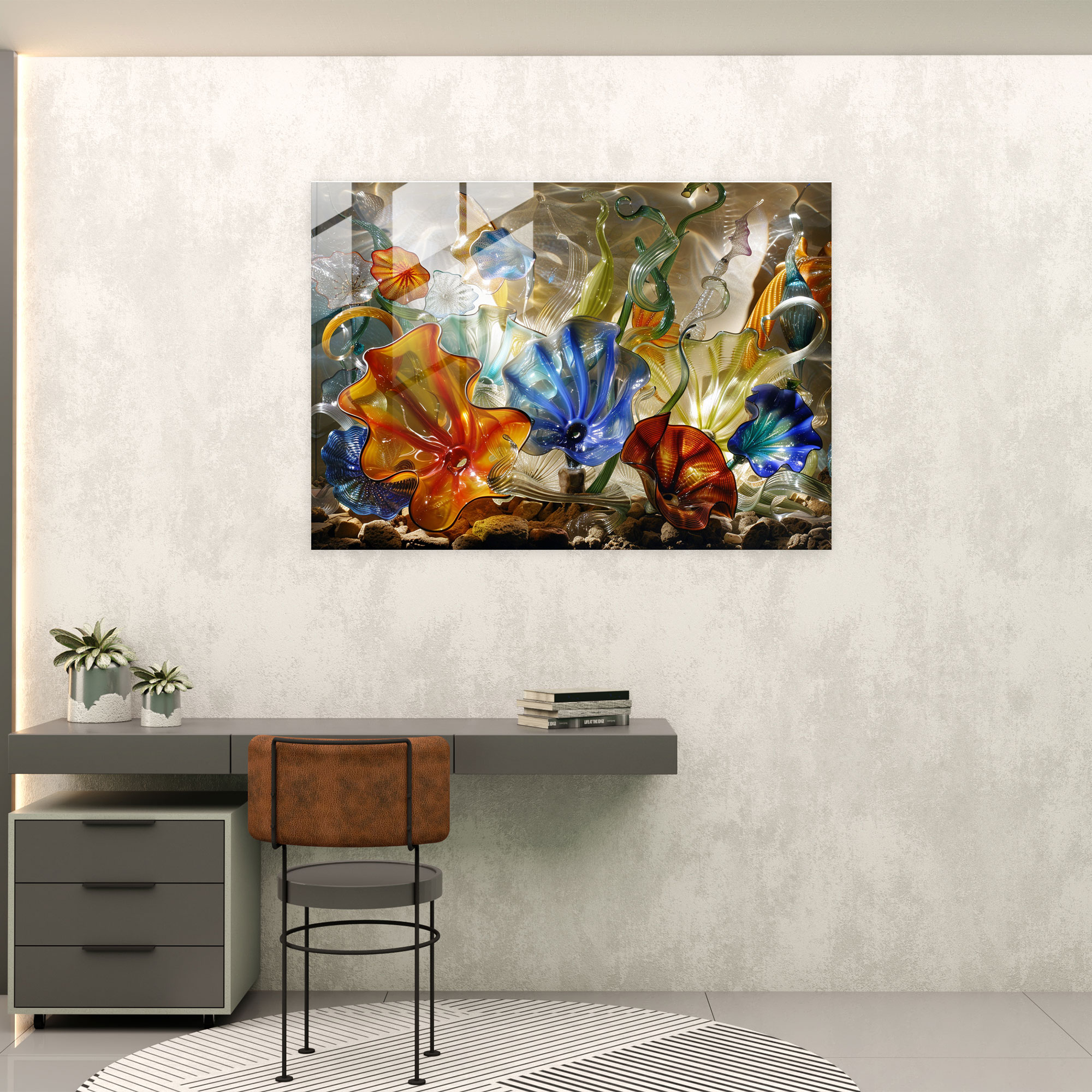 Salvador Dali Dreamlike Elements Glass Art - Salvador Dali, Home Decoration, Salvador Dali, Glass Art