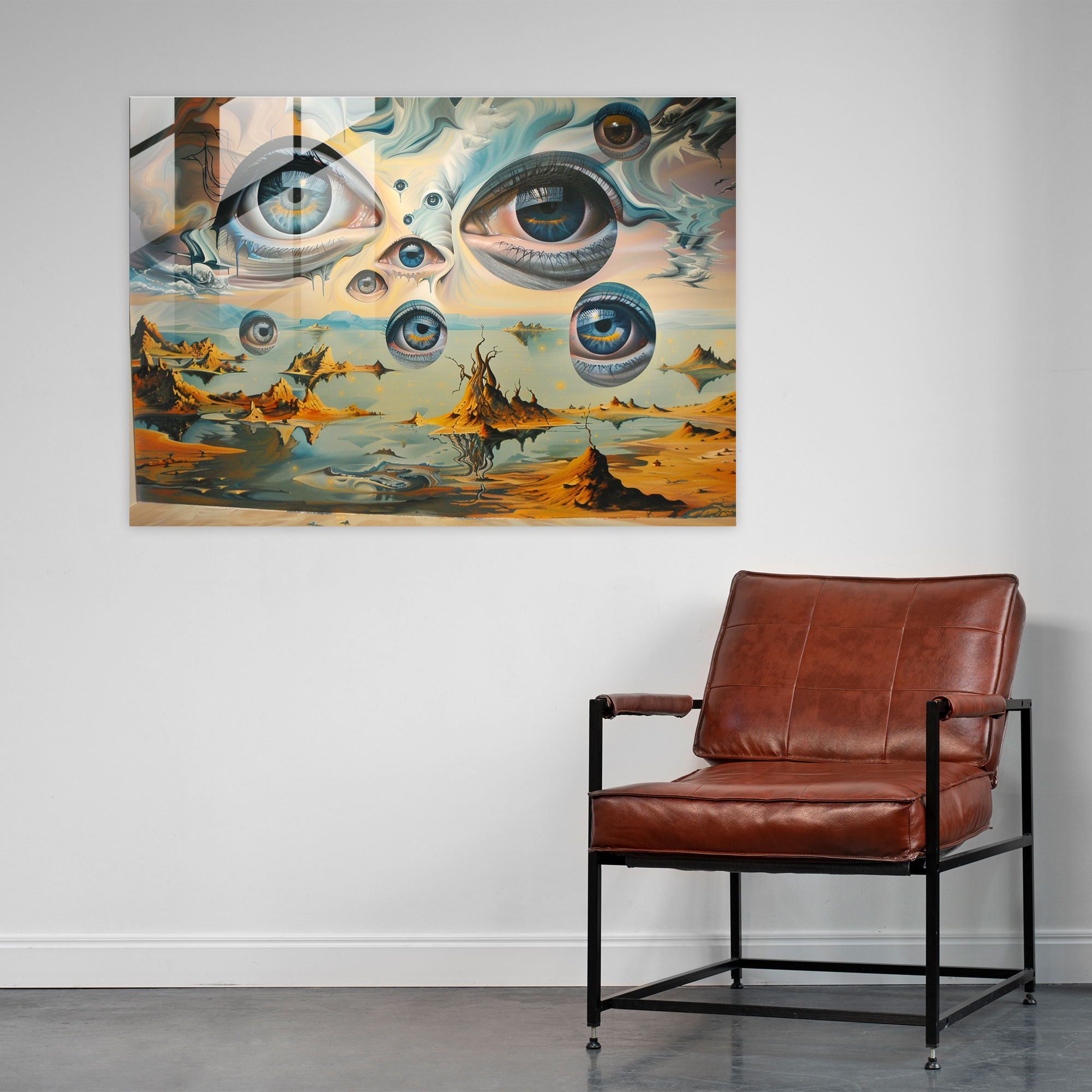 Salvador Dali Cosmic Eyes Glass Wall Art - Salvador Dali, Glass Art, Salvador Dali, Wall Decoration