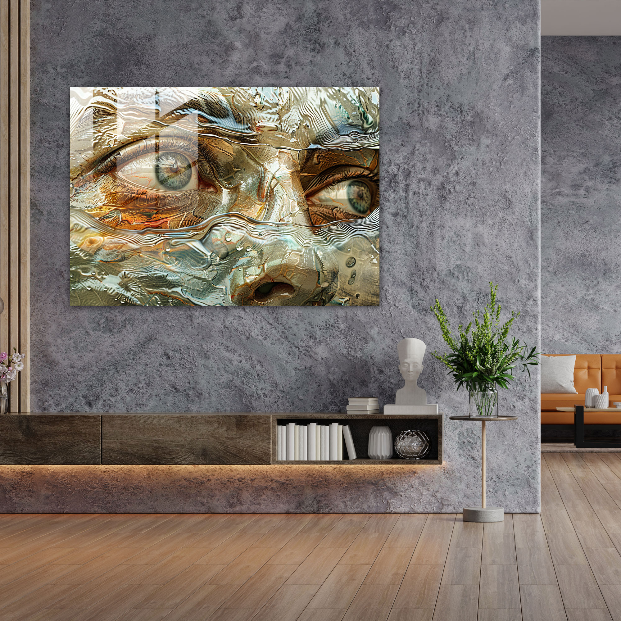 Surrealistic Salvador Dali Artwork Glass Wall Art - Salvador Dali, Glass Wall Art, Wall Decoration, Glass Print