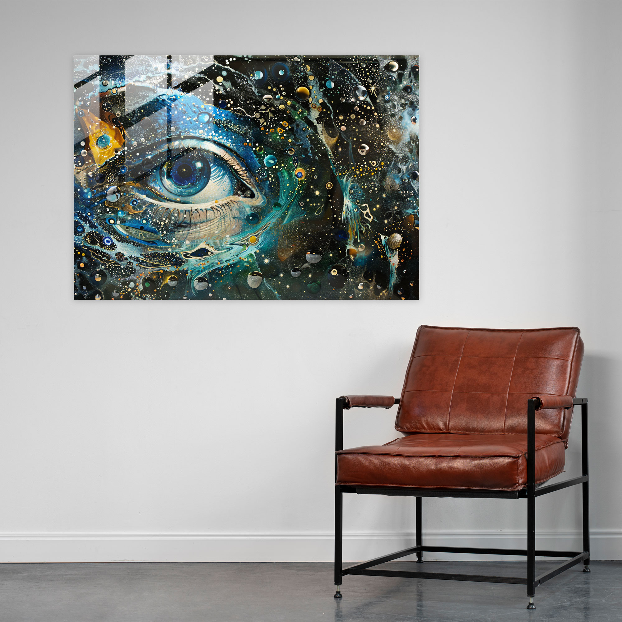 Salvador Dali Celestial Visions Glass Print - Salvador Dali, Surrealism, Home Decoration, Salvador Dali