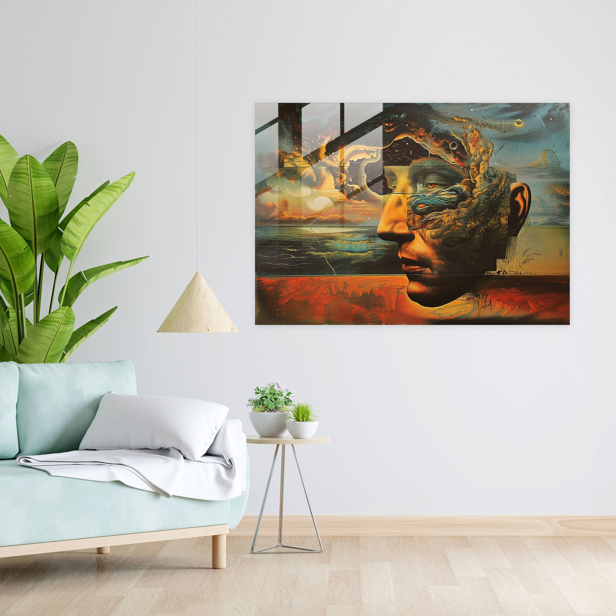 Salvador Dali Cosmic Dreams Wall Decoration - Salvador Dali, Glass Print, Surrealism, Wall Decoration