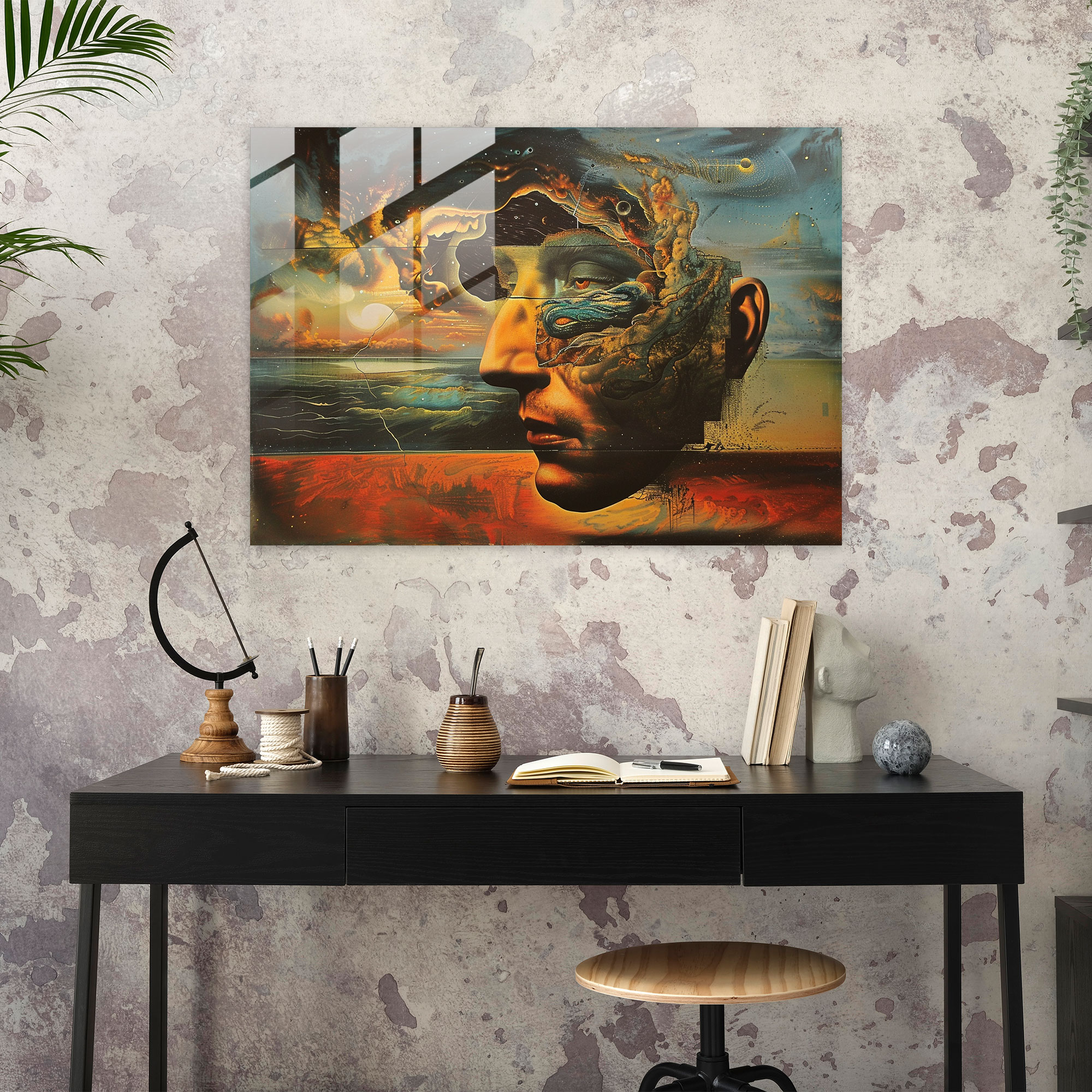 Salvador Dali Cosmic Dreams Wall Decoration - Salvador Dali, Glass Print, Surrealism, Wall Decoration