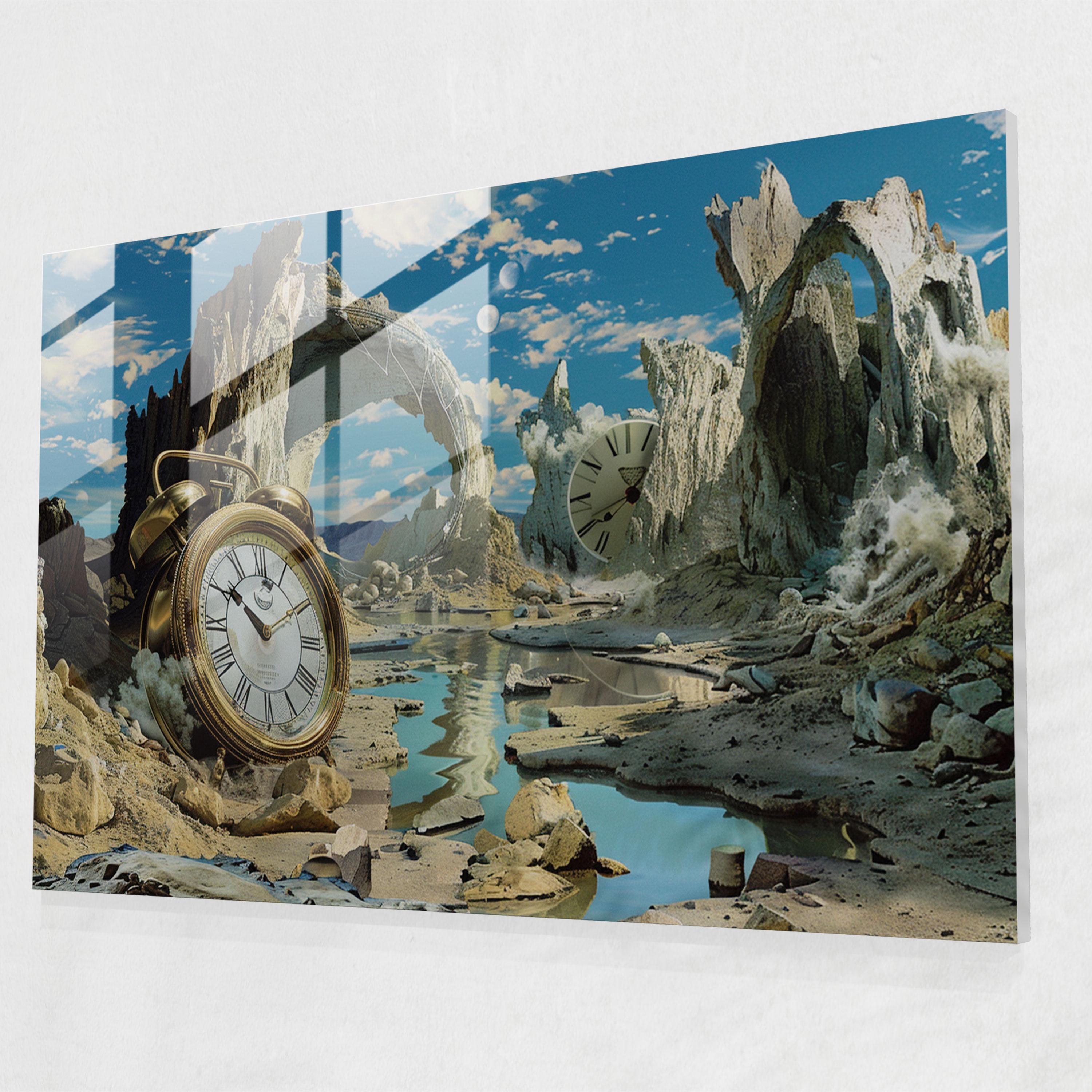 Salvador Dali Glass Print - Salvador Dali, Modern Art, Wall Decoration, Home Decoration