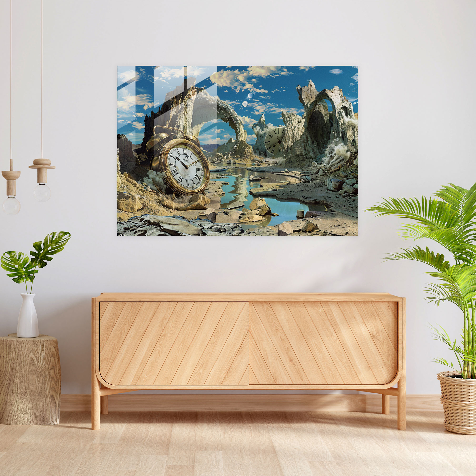 Salvador Dali Glass Print - Salvador Dali, Modern Art, Wall Decoration, Home Decoration