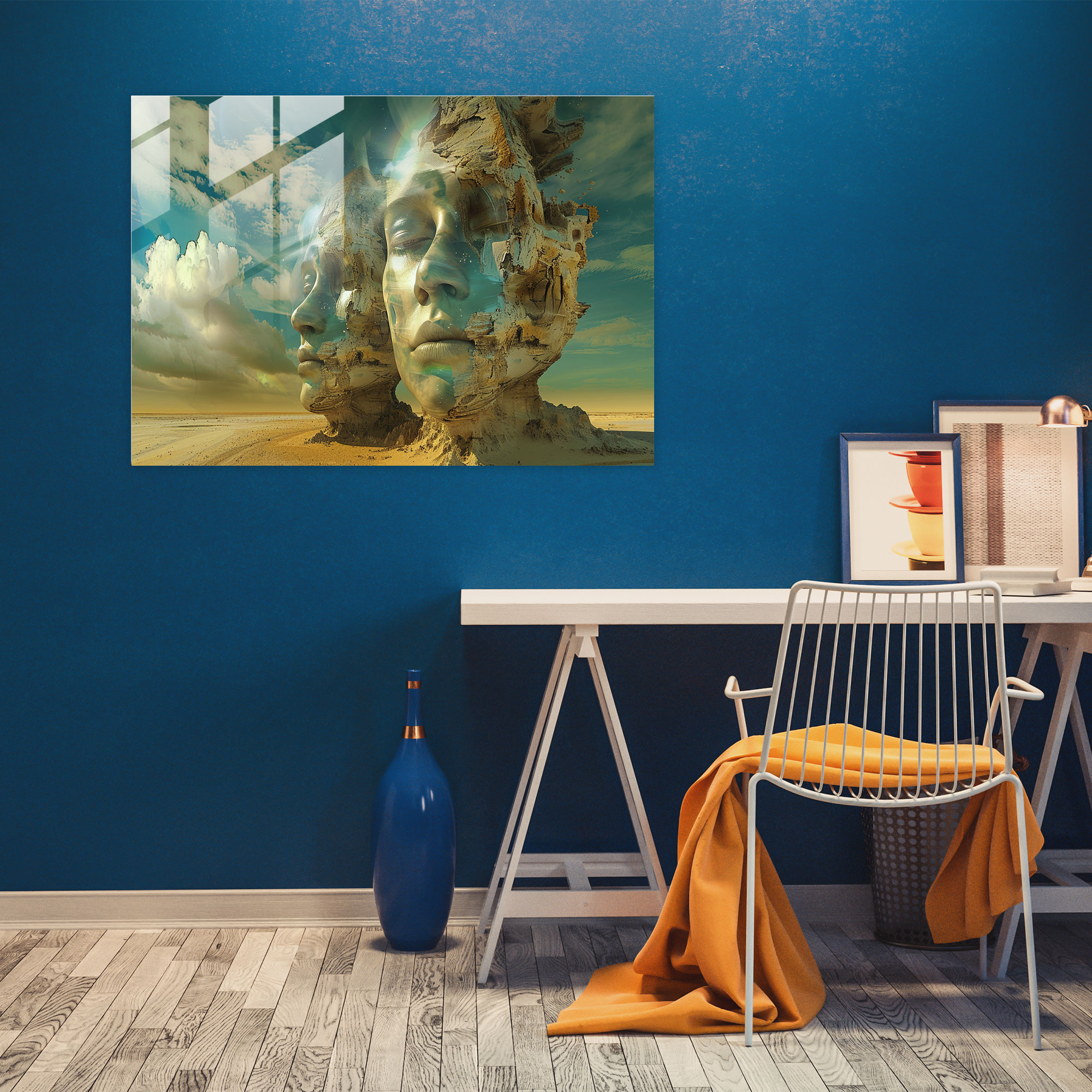 Dreamlike Salvador Dali Glass Wall Art - Salvador Dali, Modern Art, Wall Decoration, Glass Wall Art