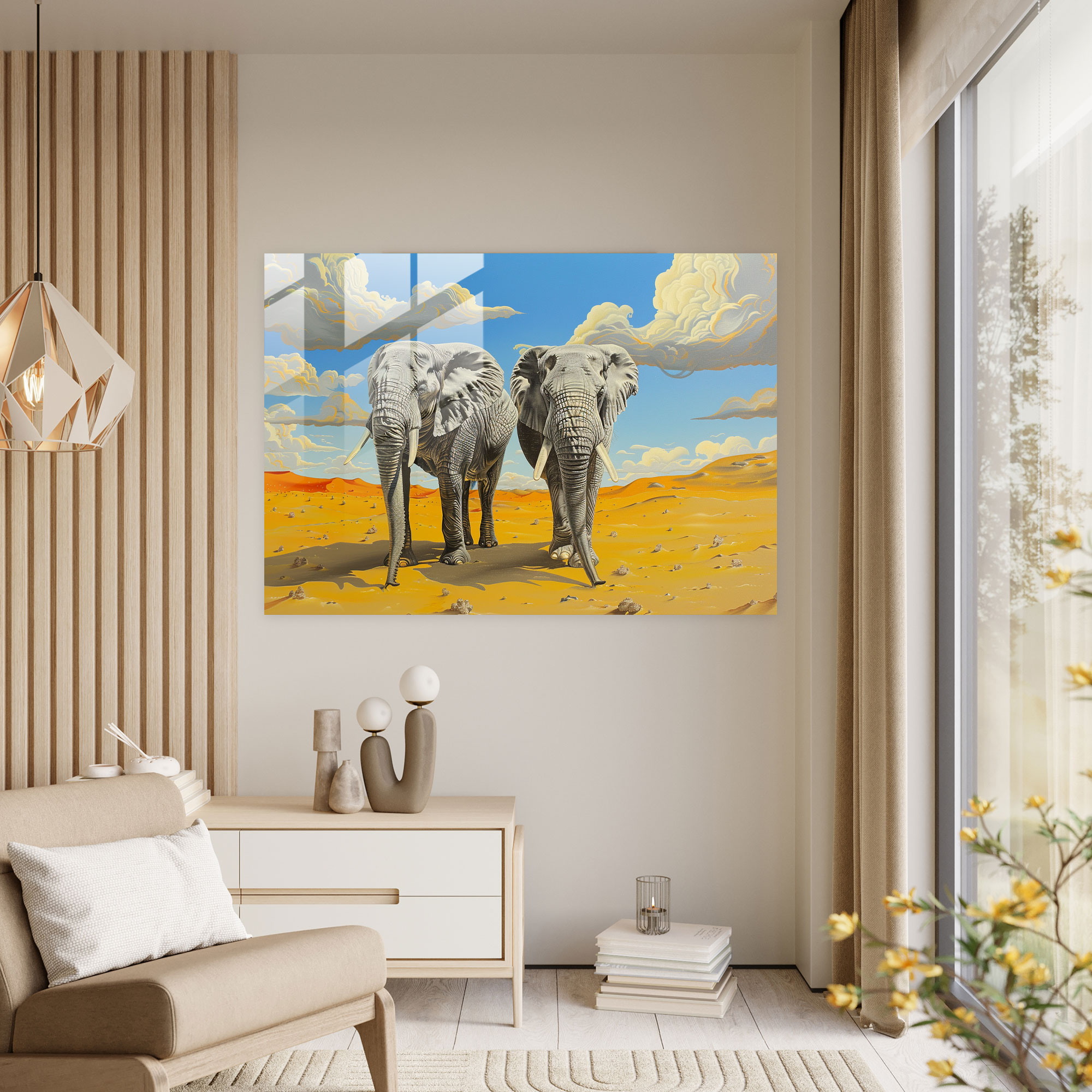 Gerçeküstü Salvador Dali Cam Tablosu - Salvador Dali Cam Tablo Cam Sanatı