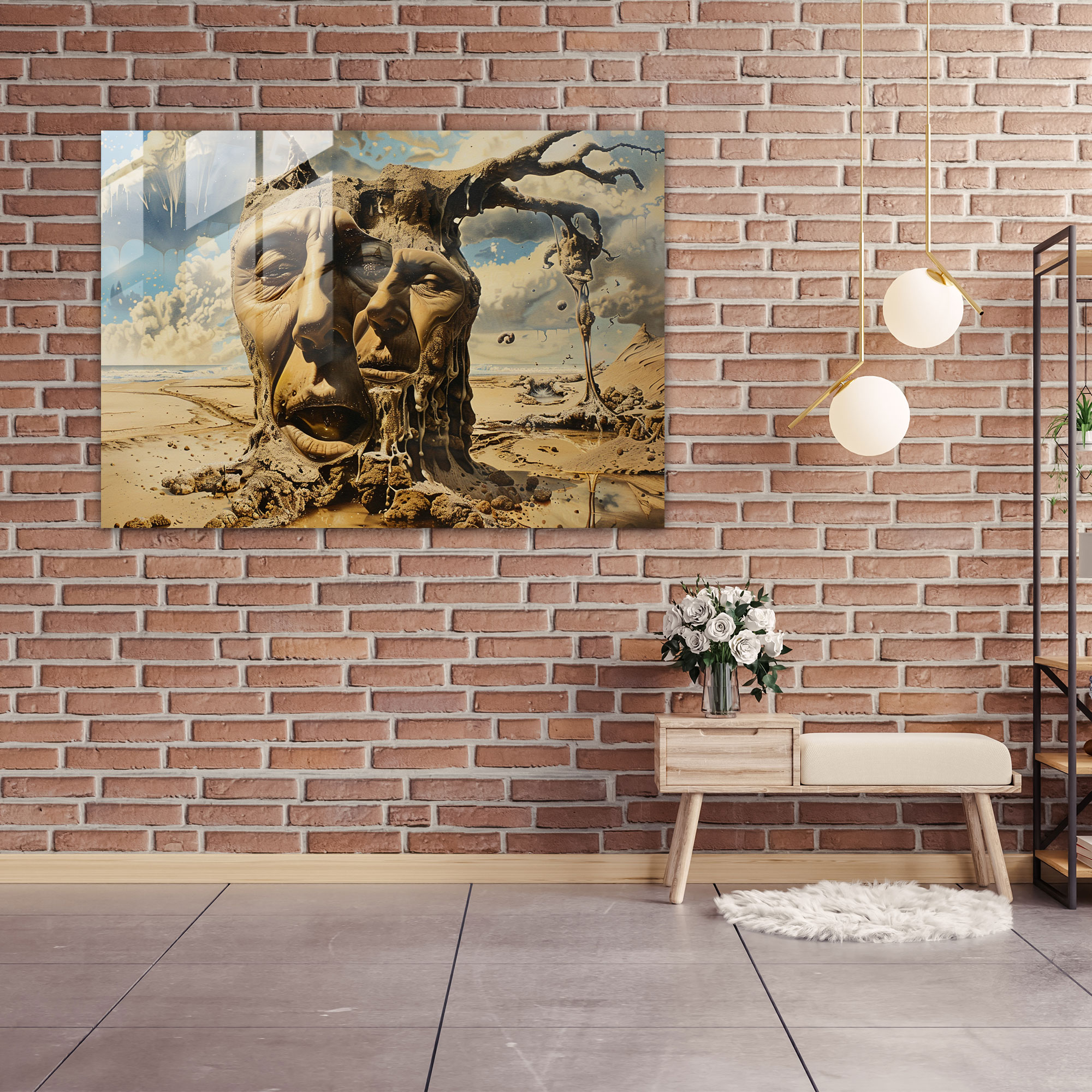 Surreal Salvador Dali Glass Print - Salvador Dali, Glass Print, Salvador Dali, Glass Art