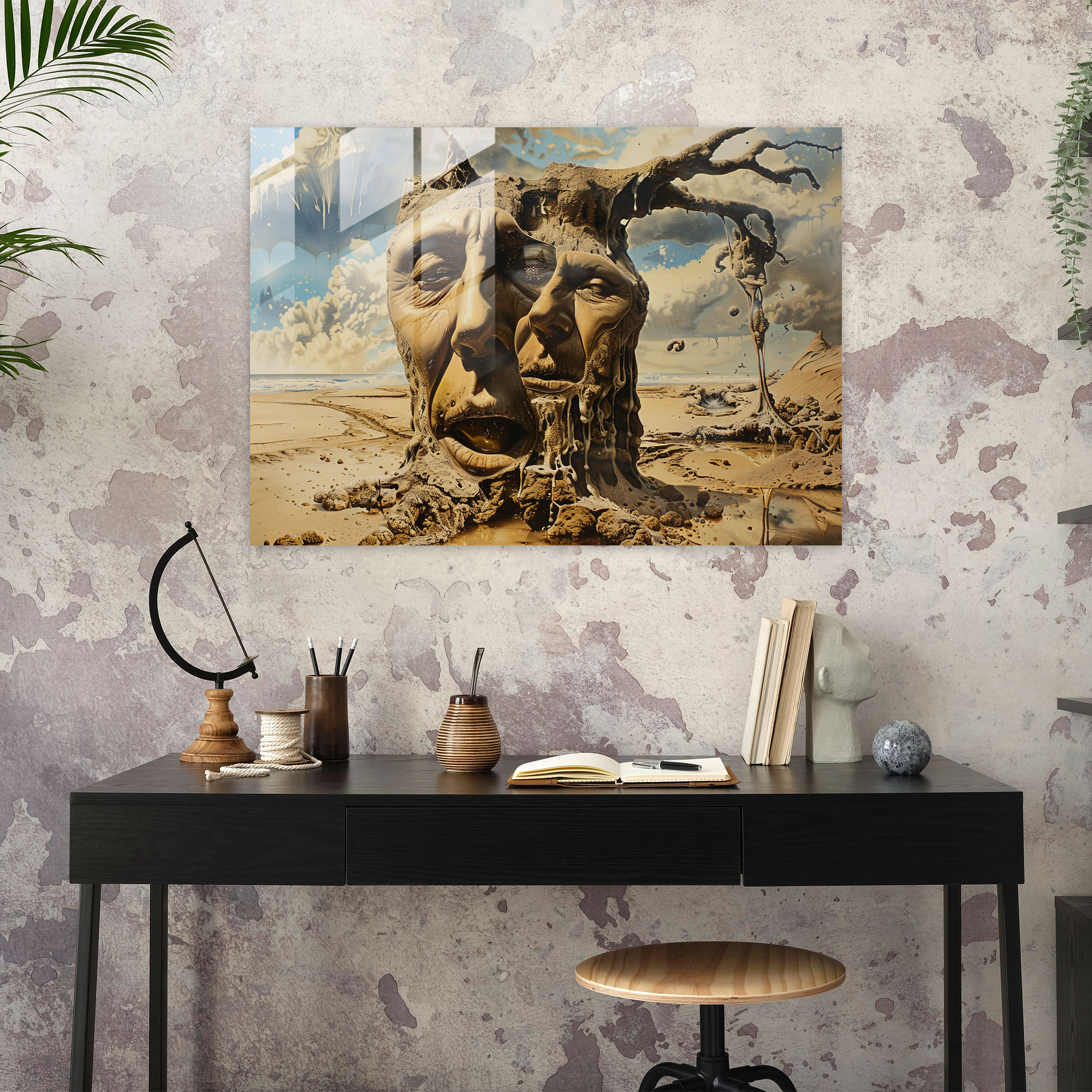 Surreal Salvador Dali Glass Print - Salvador Dali, Glass Print, Salvador Dali, Glass Art