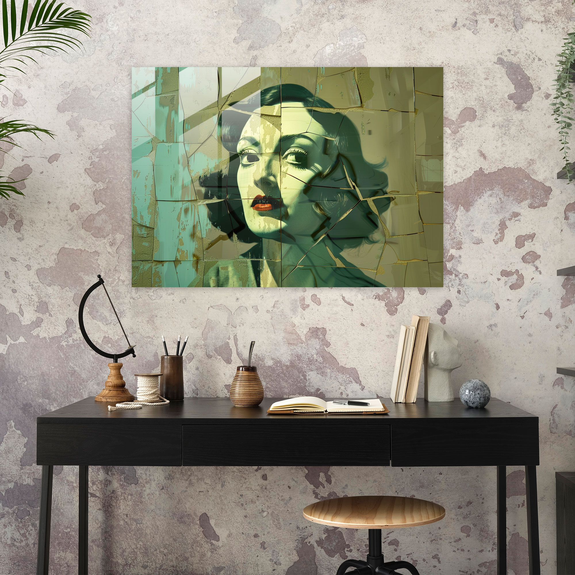 Salvador Dali Lady With Drawers Glass Print - Salvador Dali, Home Decoration, Salvador Dali, Modern Art
