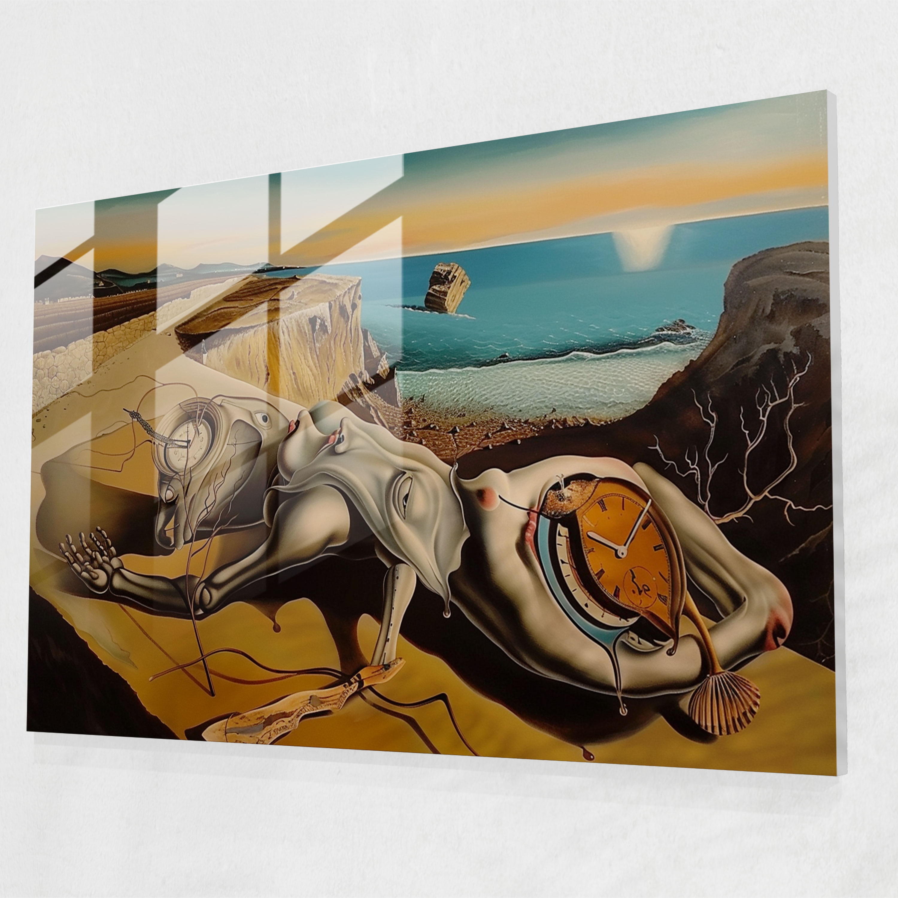 İsteklerin Esrarı Modern Sanat Cam Tablo - Salvador Dali Duvar Dekorasyonu Cam Tablo
