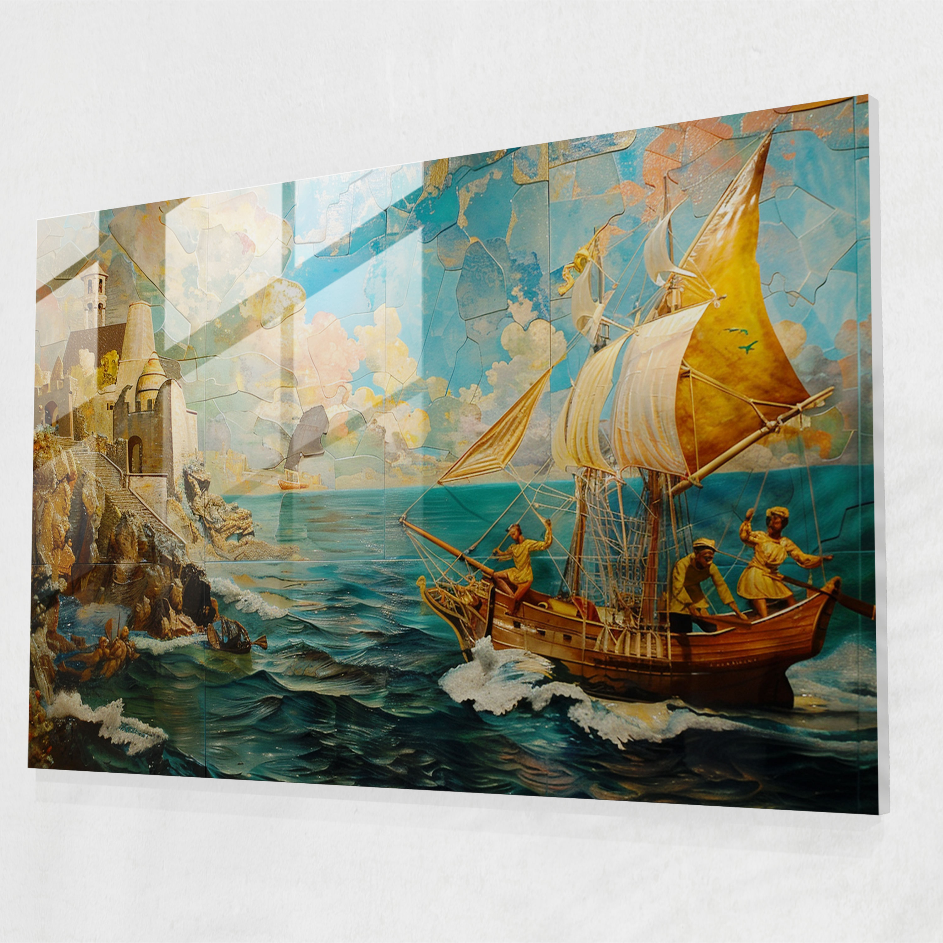 The Discovery Of America By Christopher Columbus Wall Decoration - Salvador Dali, Modern Art, Salvador Dali, Wall Decoration