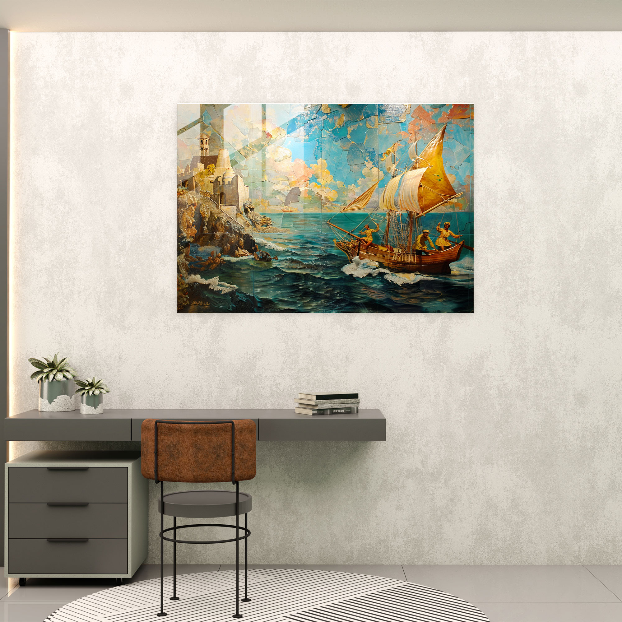 The Discovery Of America By Christopher Columbus Wall Decoration - Salvador Dali, Modern Art, Salvador Dali, Wall Decoration