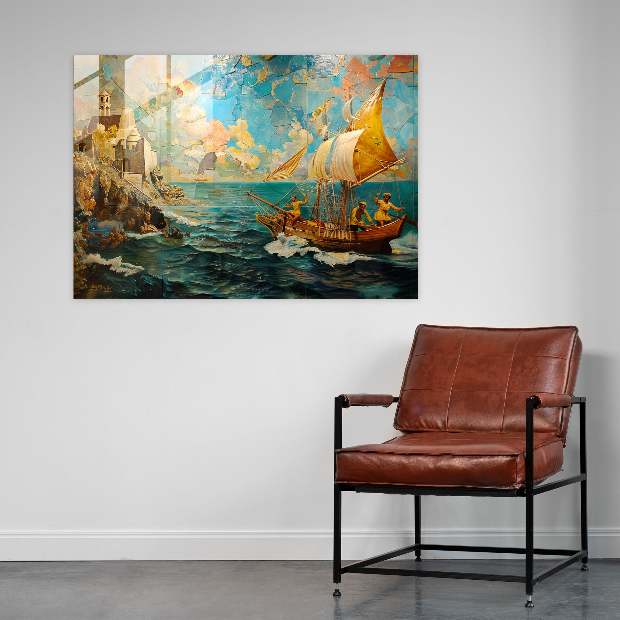 The Discovery Of America By Christopher Columbus Wall Decoration - Salvador Dali, Modern Art, Salvador Dali, Wall Decoration