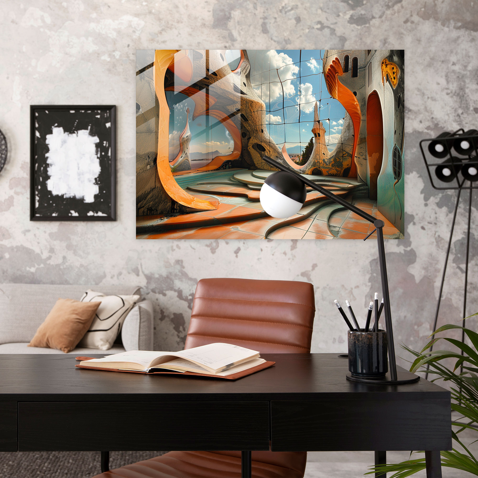 Surreal Salvador Dali Glass Print - Salvador Dali, Glass Wall Art, Modern Art, Glass Print