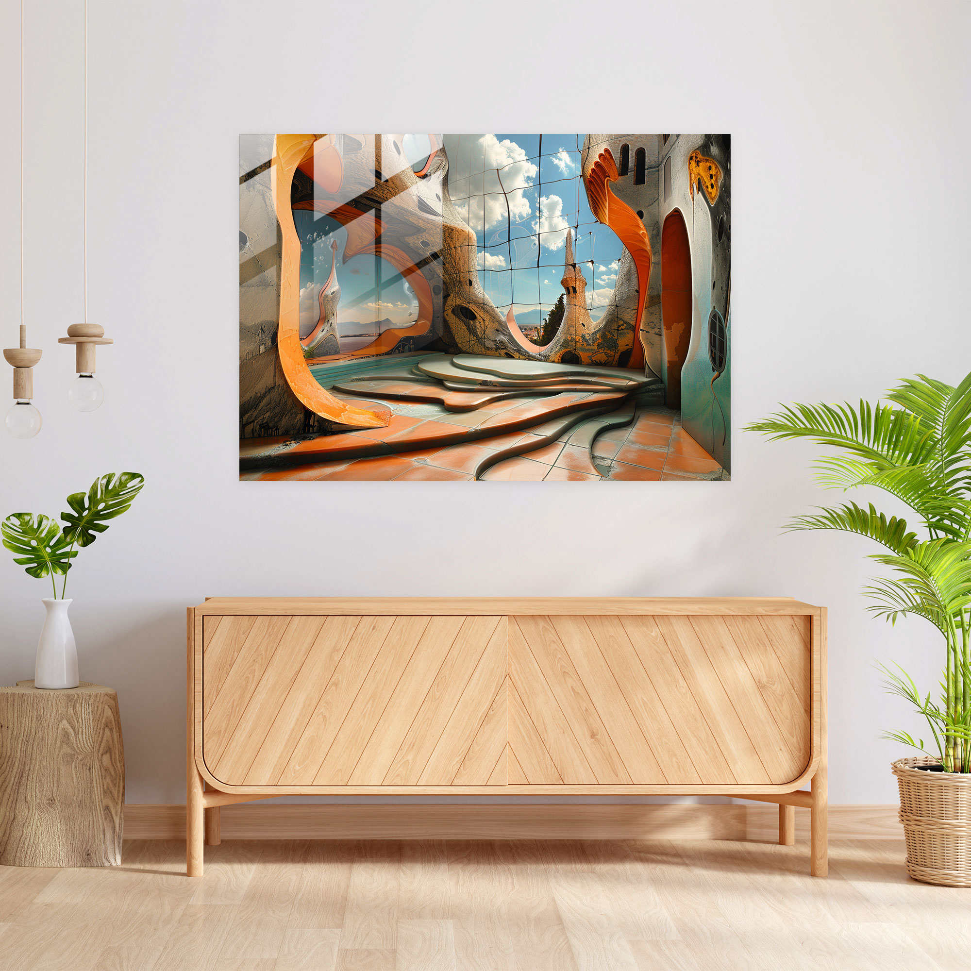 Surreal Salvador Dali Glass Print - Salvador Dali, Glass Wall Art, Modern Art, Glass Print