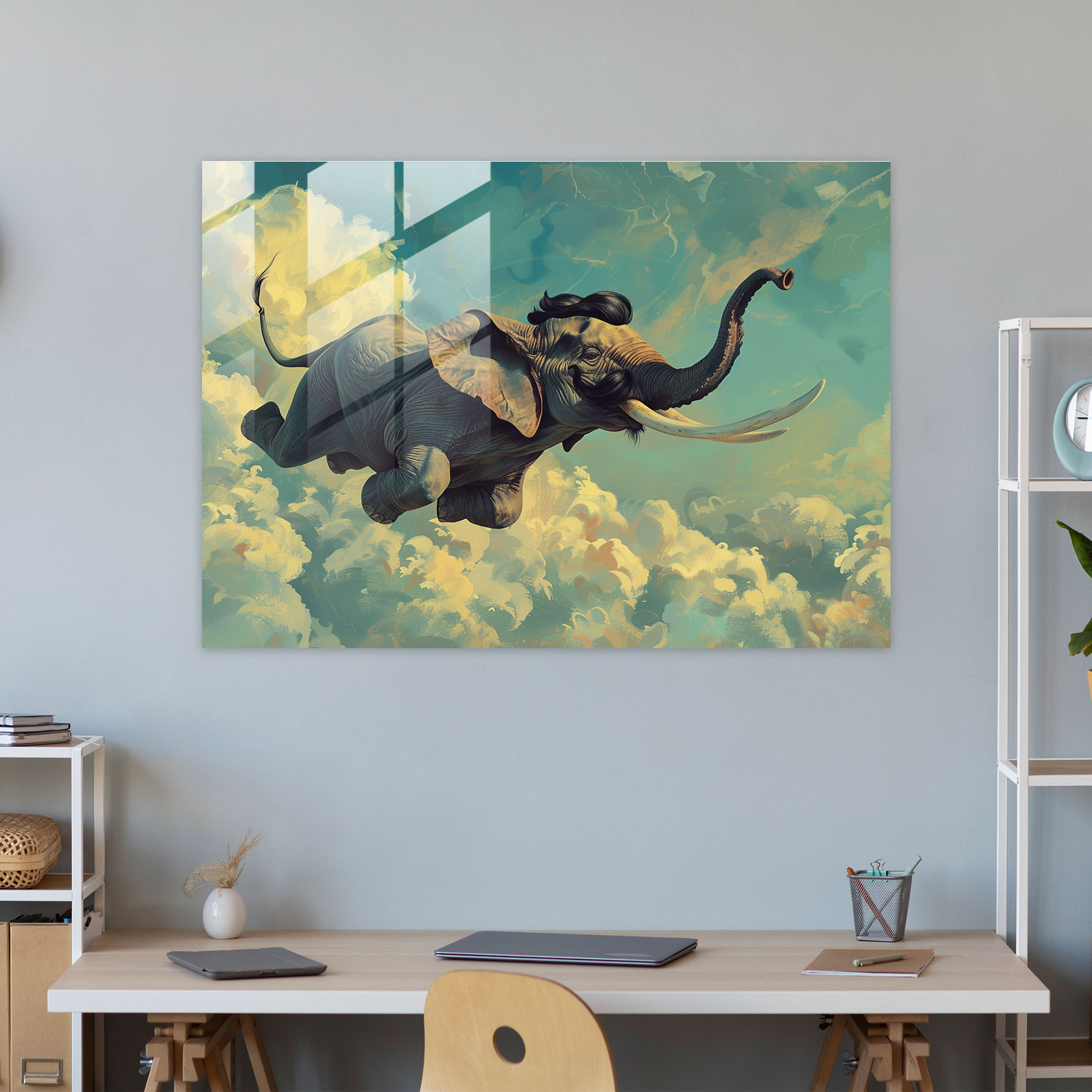 Flying Elephant Salvador Dali Home Decoration - Salvador Dali, Wall Decoration, Modern Art, Salvador Dali