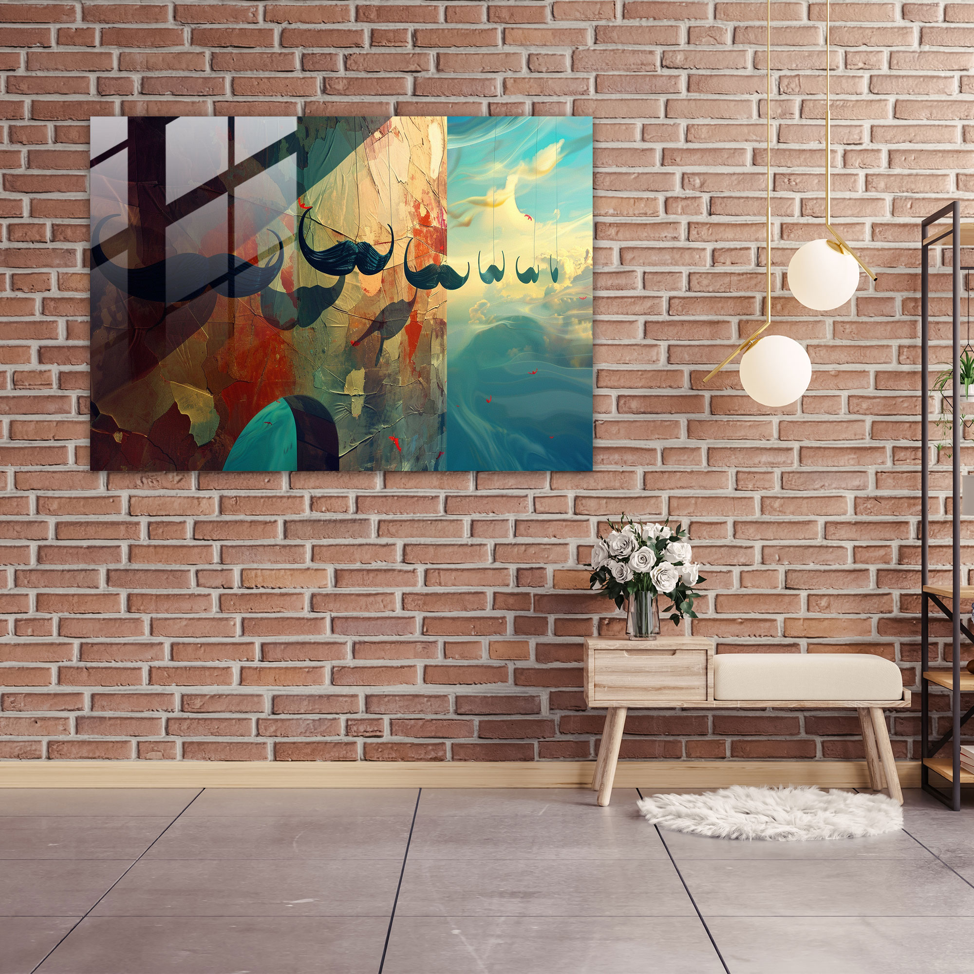 Salvador Dali Home Decoration - Floating Mustaches - Salvador Dali, Home Decoration, Modern Art, Salvador Dali