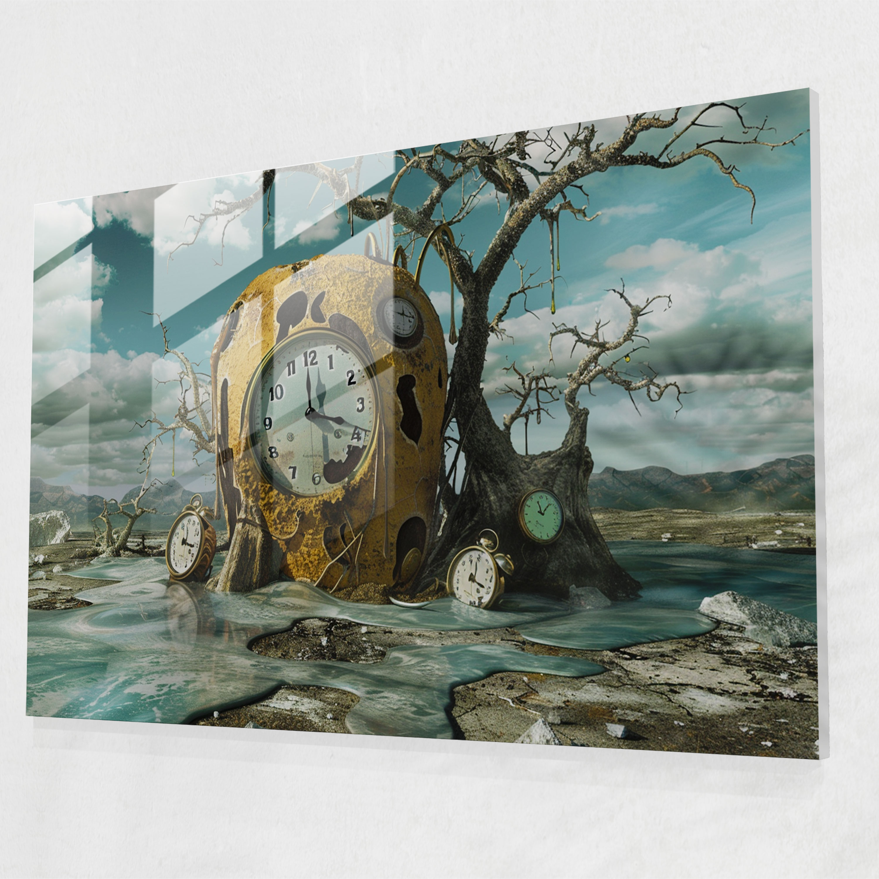 Salvador Dali Glass Print - Salvador Dali, Glass Print, Home Decoration, Glass Wall Art