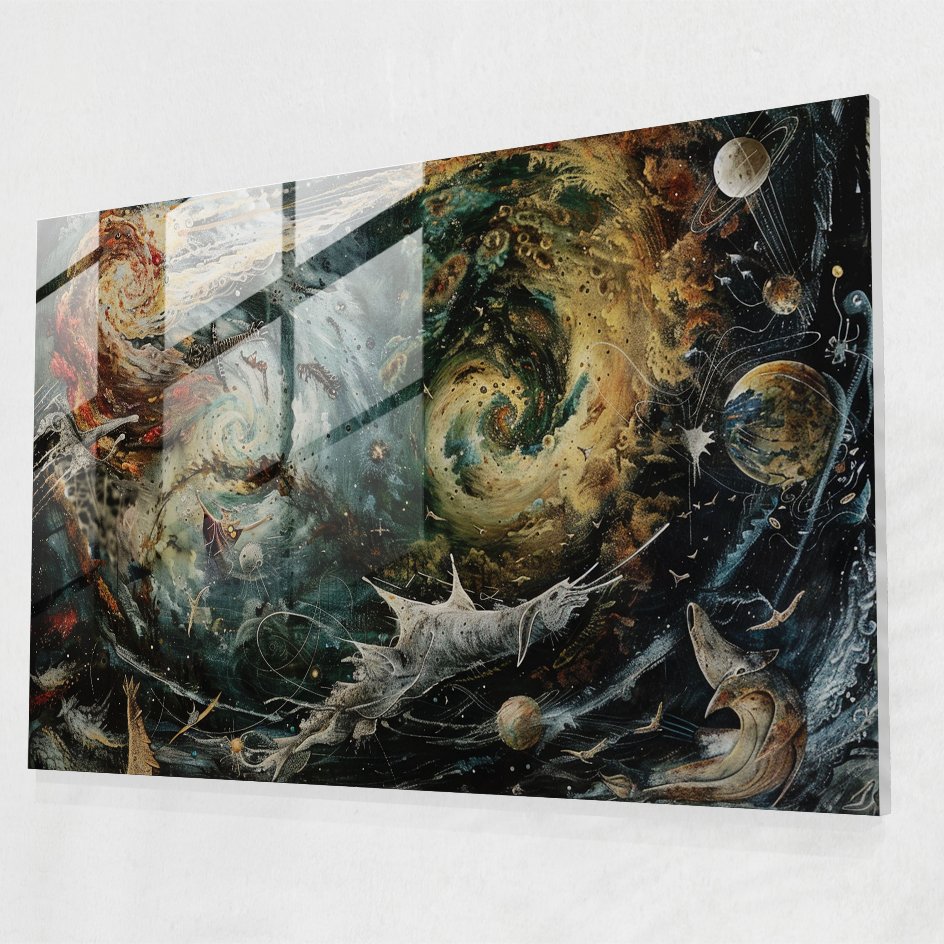 Salvador Dali Wall Decoration - Salvador Dali, Modern Art, Wall Decoration, Glass Print
