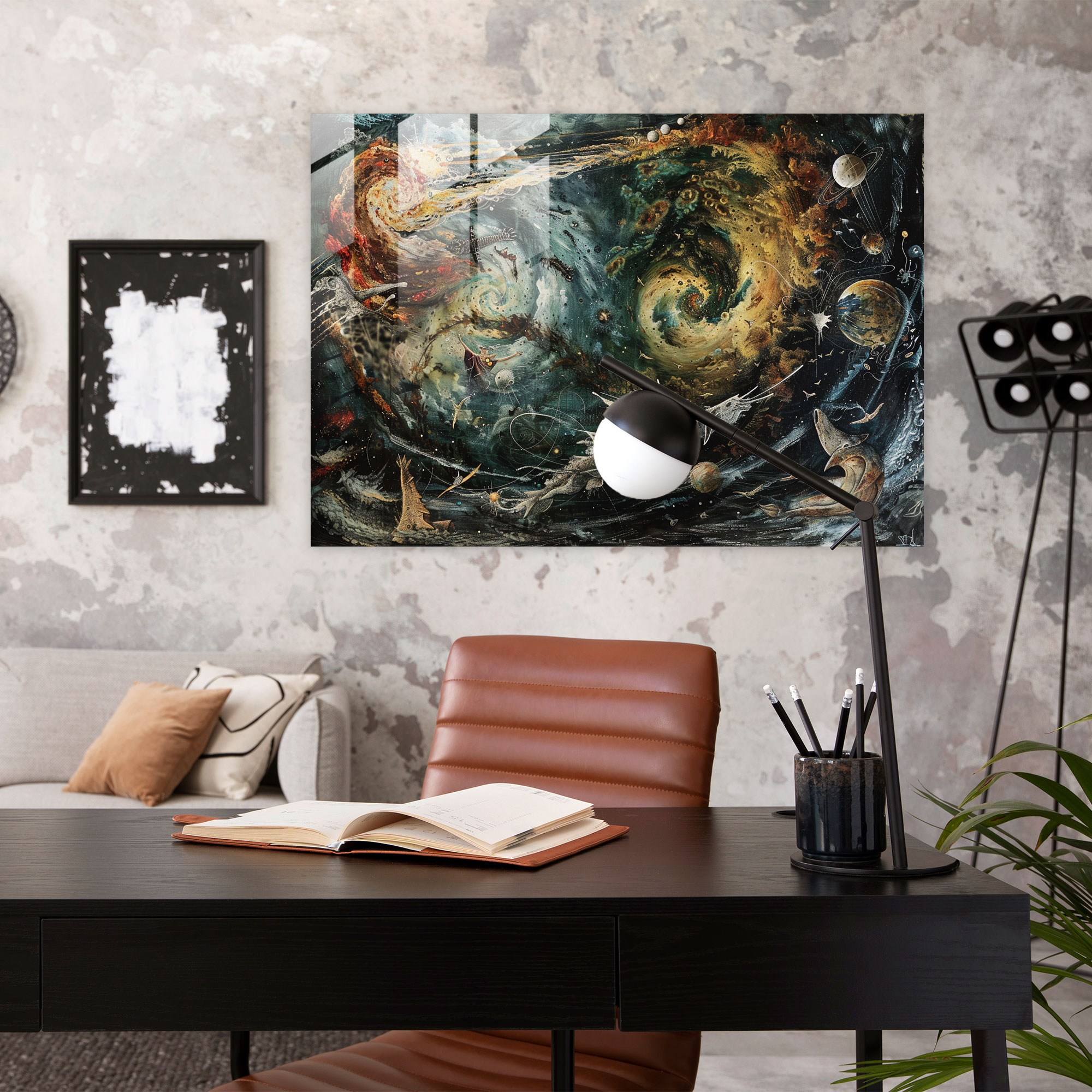 Salvador Dali Wall Decoration - Salvador Dali, Modern Art, Wall Decoration, Glass Print