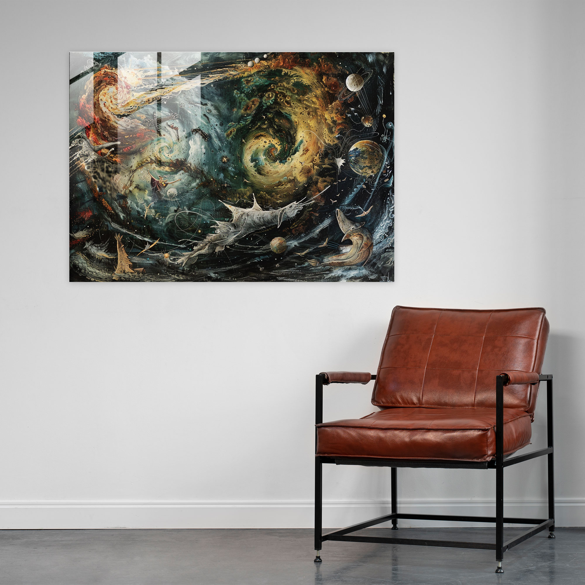 Salvador Dali Wall Decoration - Salvador Dali, Modern Art, Wall Decoration, Glass Print
