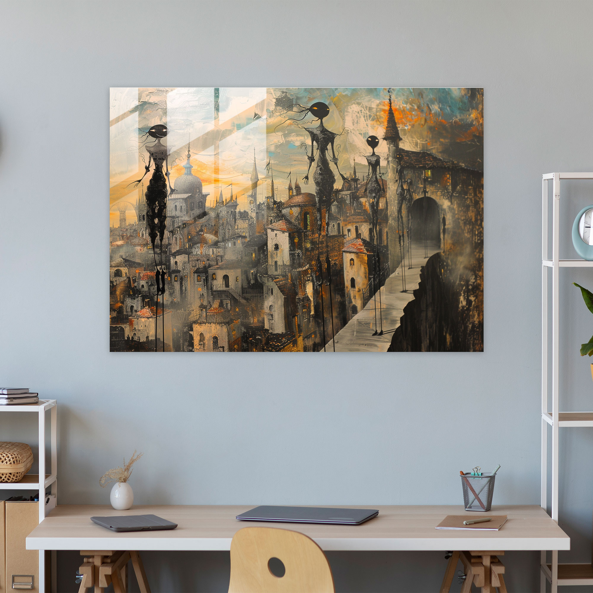 Salvador Dali Glass Art - Salvador Dali, Home Decoration, Salvador Dali, Glass Print
